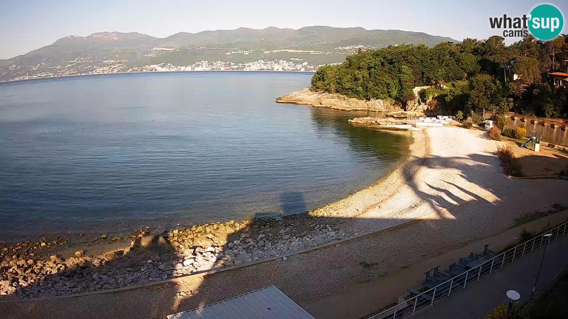 LIVE Webcam Rijeka beach Swimming pools Kantrida