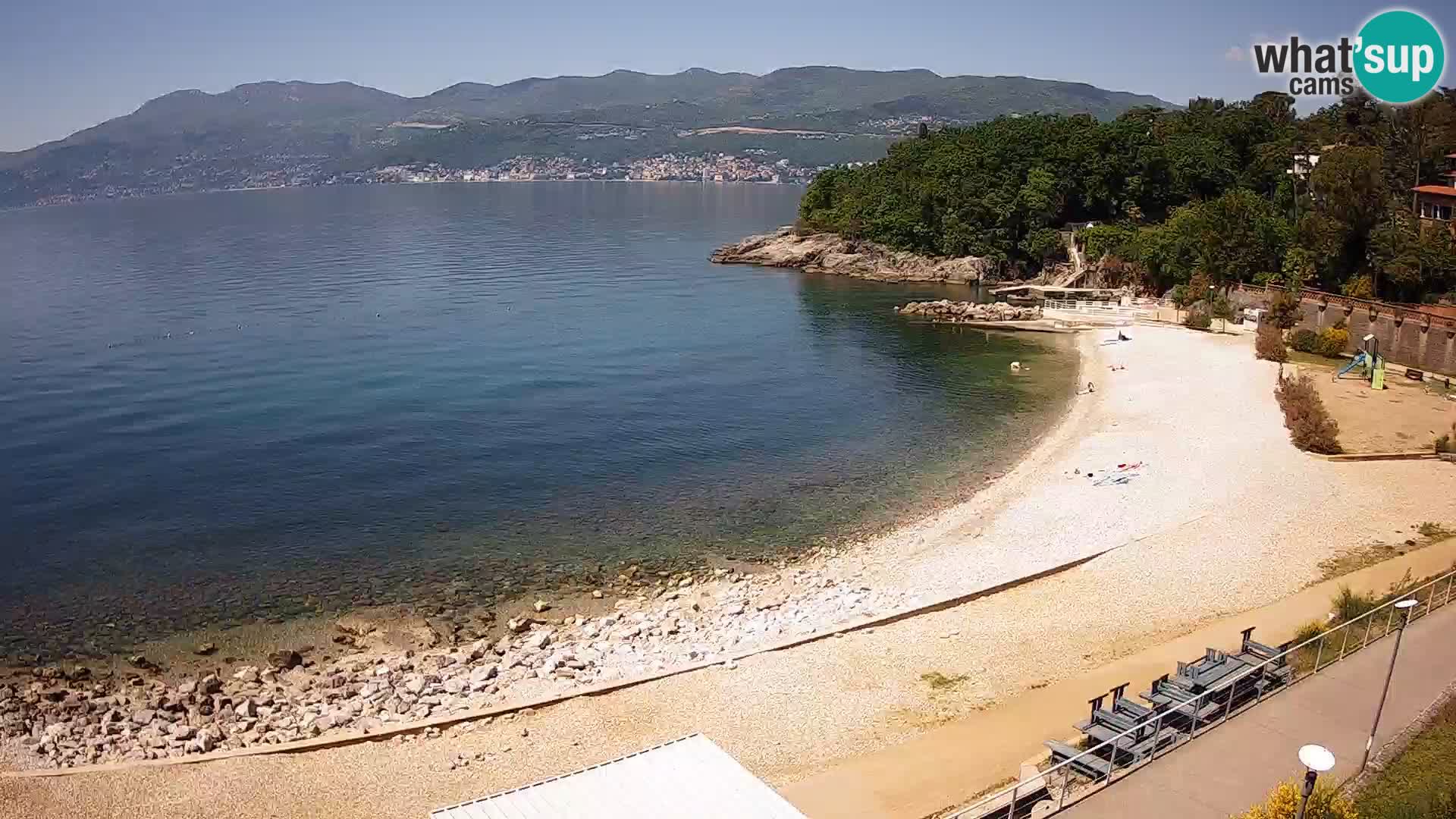 LIVE Webcam Rijeka beach Swimming pools Kantrida