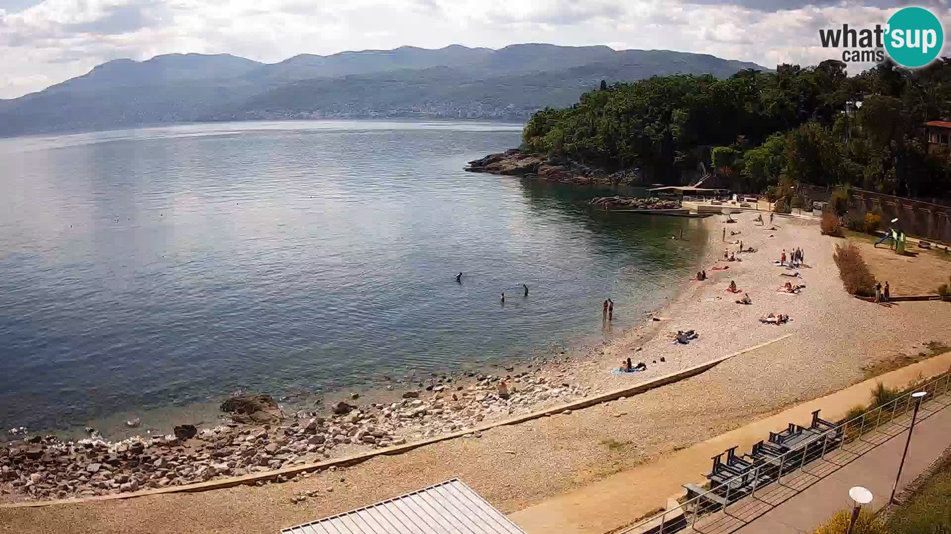 Reka Spletna kamera  plaža pri Bazenih Kantrida
