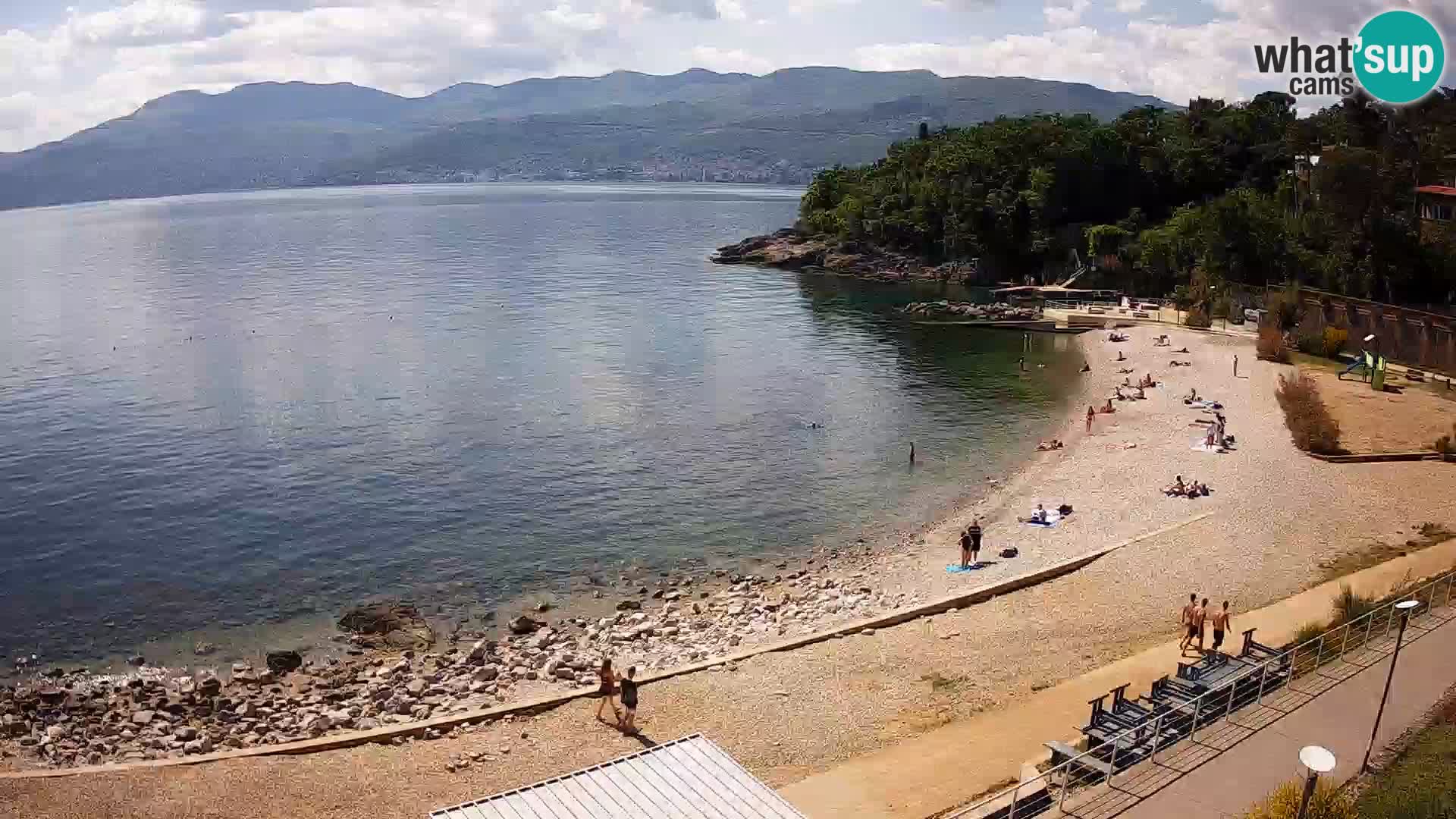 LIVE Webcam Rijeka beach Swimming pools Kantrida