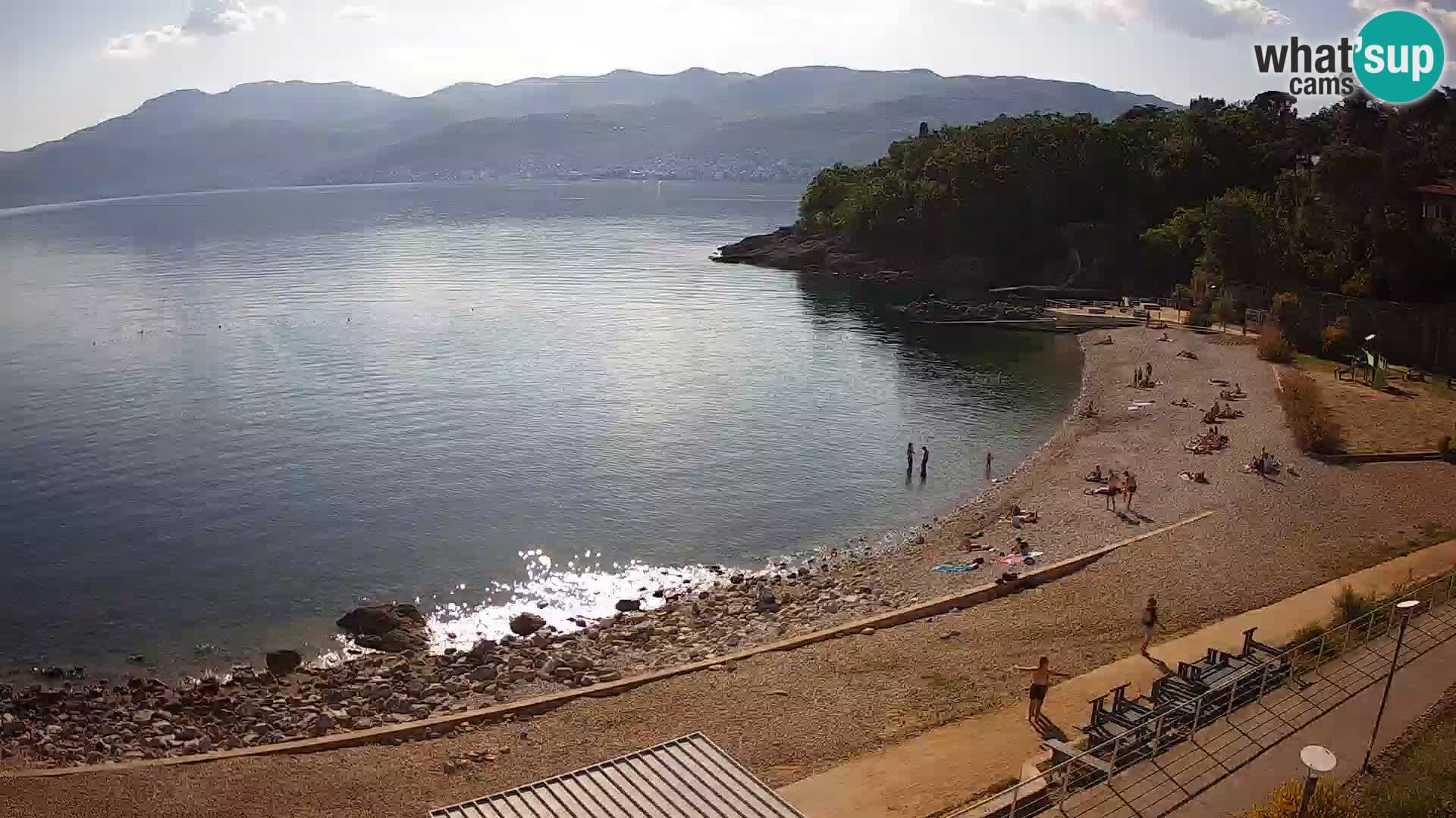 Rijeka web kamera plaža pri Bazenih Kantrida