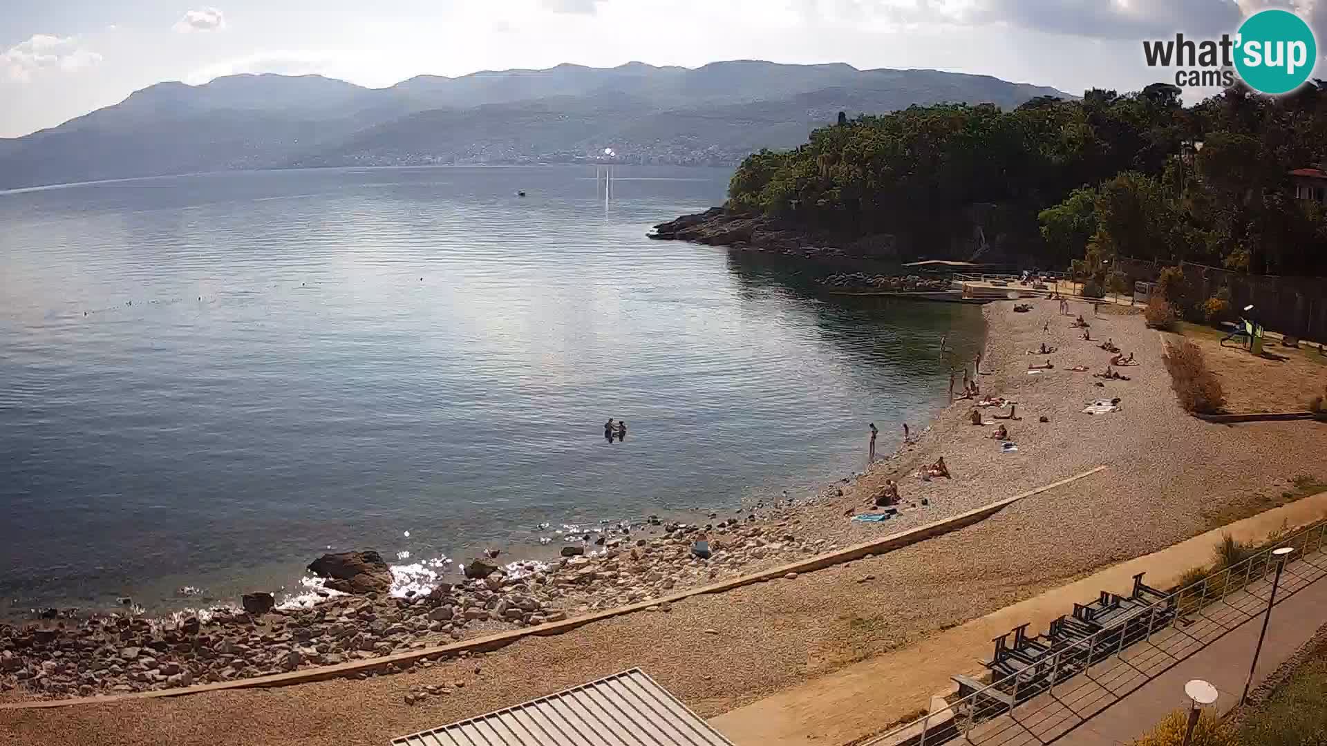 LIVE Webcam Rijeka beach Swimming pools Kantrida