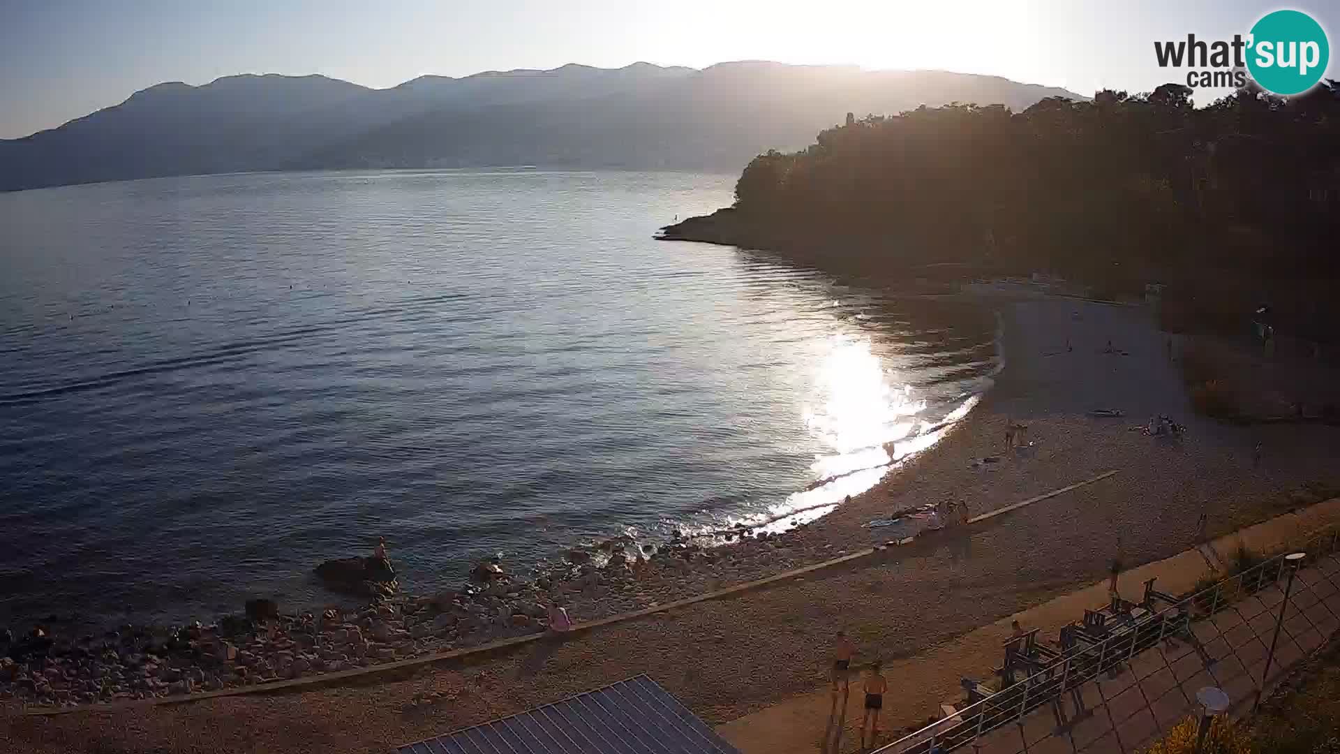 Reka Spletna kamera  plaža pri Bazenih Kantrida