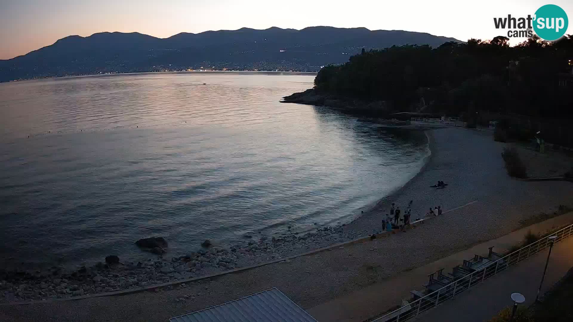 LIVE Webcam Rijeka beach Swimming pools Kantrida