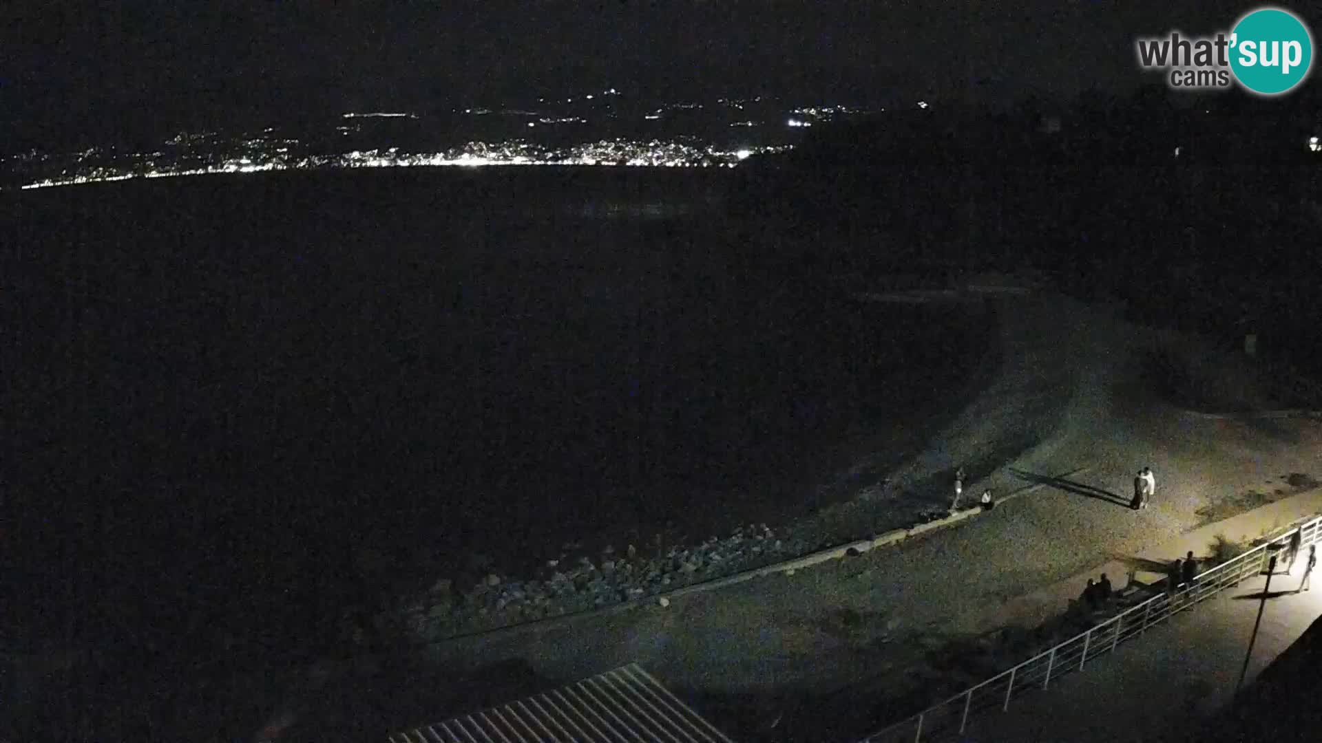 Rijeka web kamera plaža pri Bazenih Kantrida