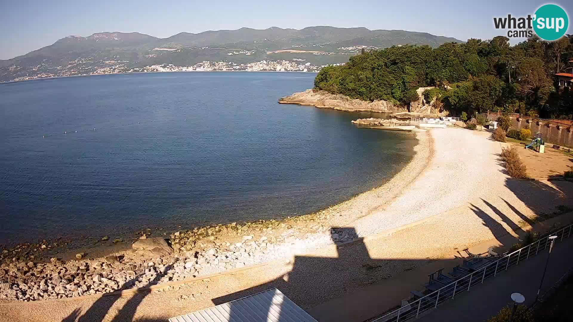 LIVE Webcam Rijeka beach Swimming pools Kantrida
