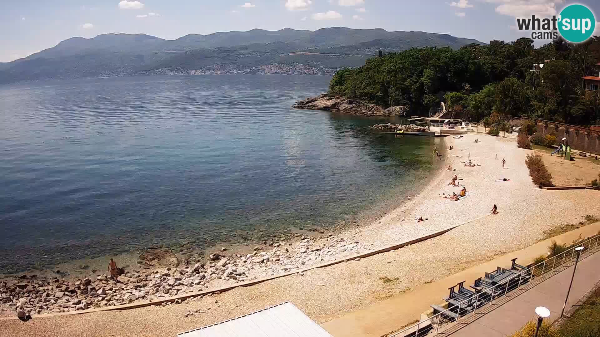 LIVE Webcam Rijeka beach Swimming pools Kantrida