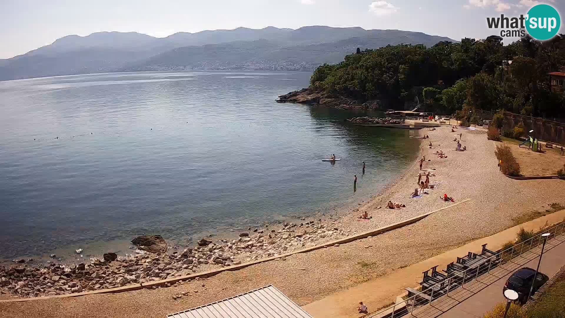 LIVE Webcam Rijeka beach Swimming pools Kantrida
