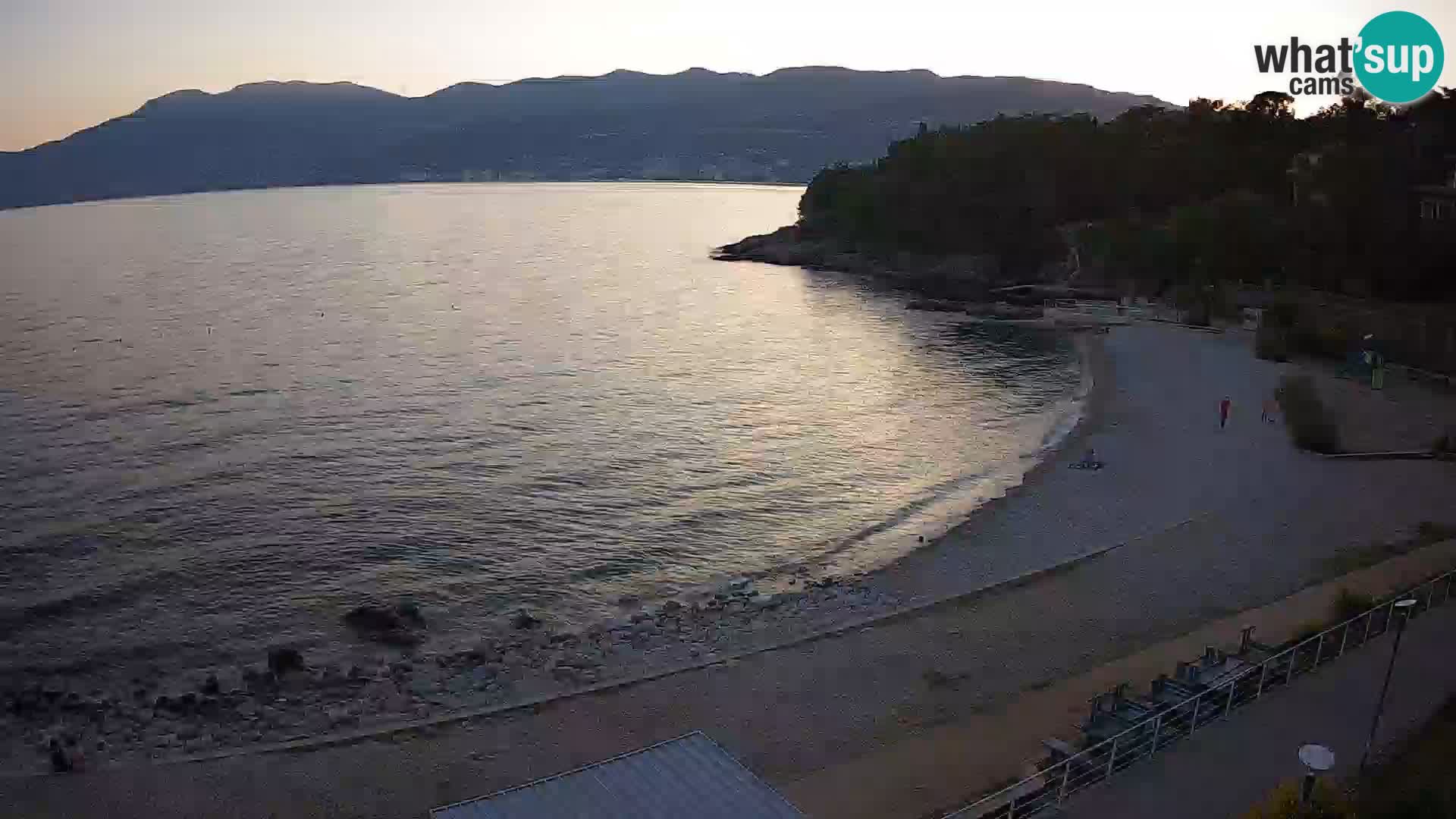 Rijeka web kamera plaža pri Bazenih Kantrida