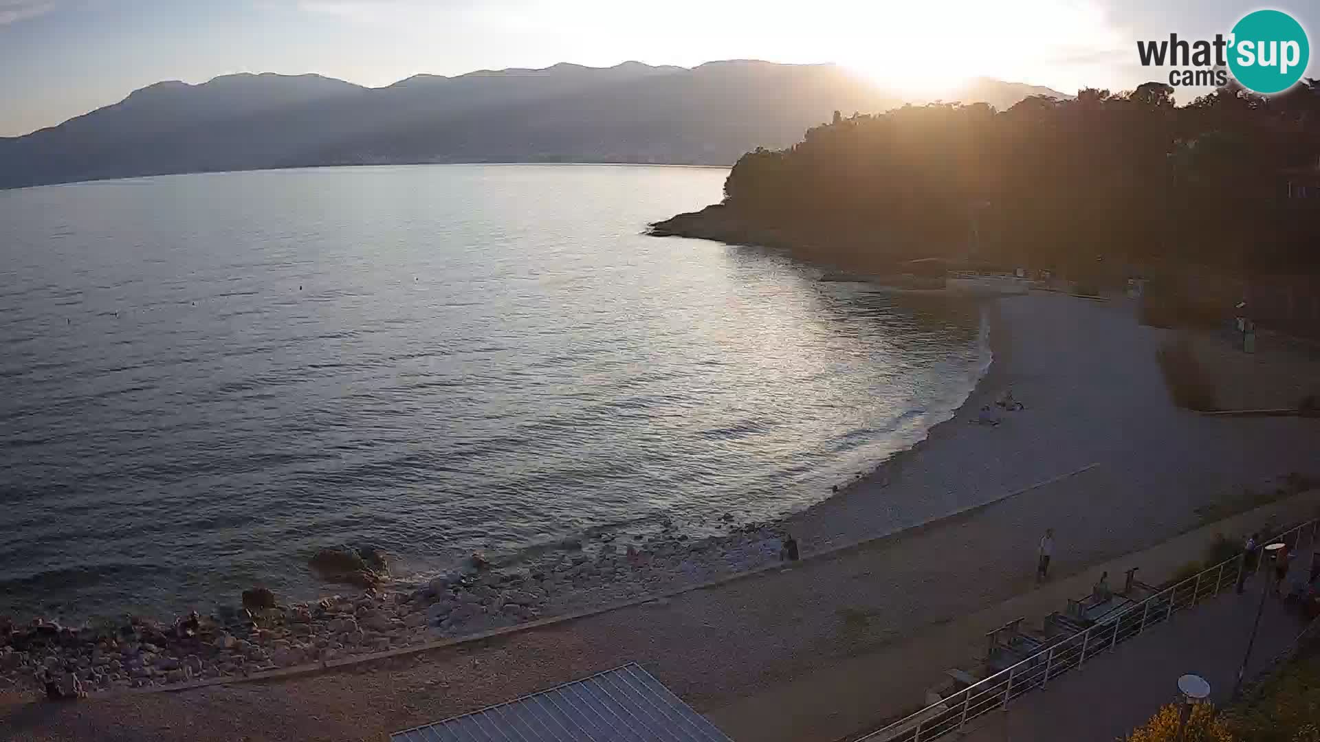 LIVE Webcam Rijeka beach Swimming pools Kantrida