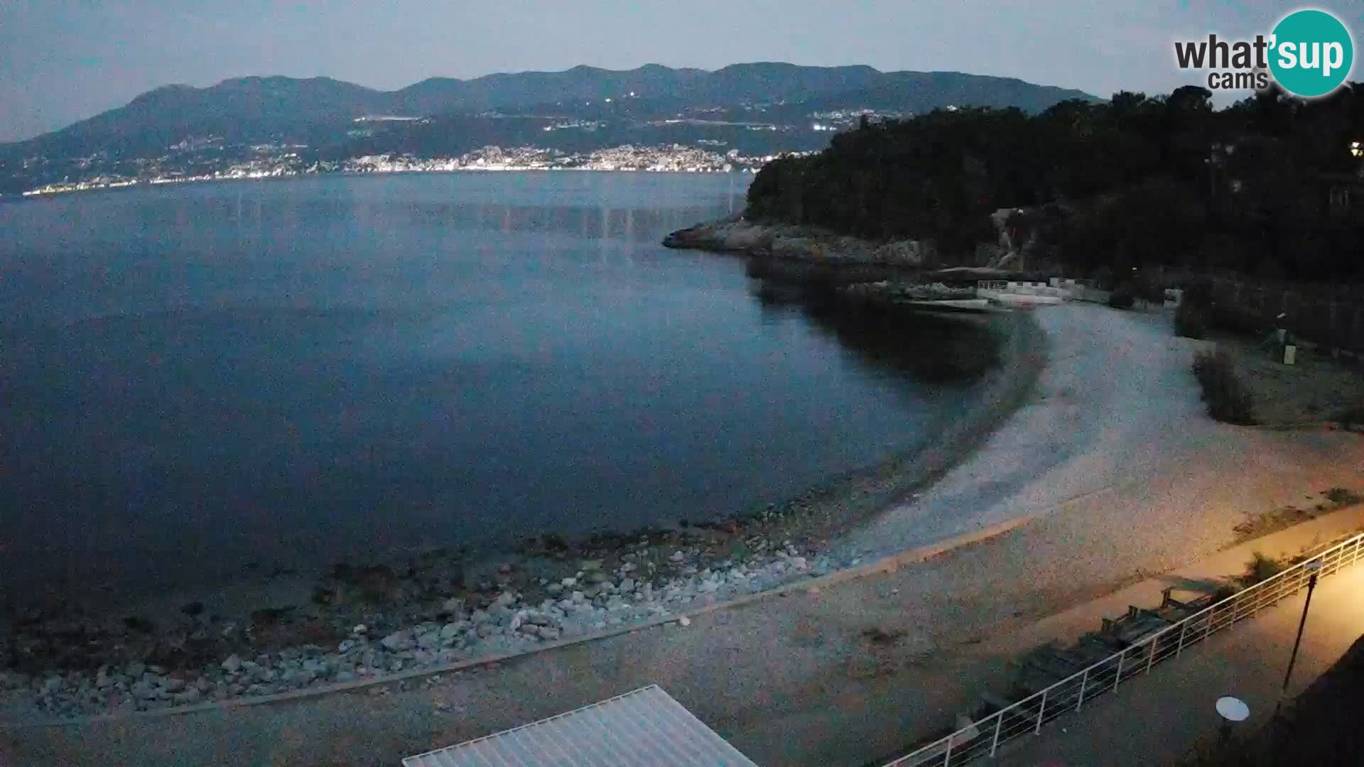 Rijeka web kamera plaža pri Bazenih Kantrida