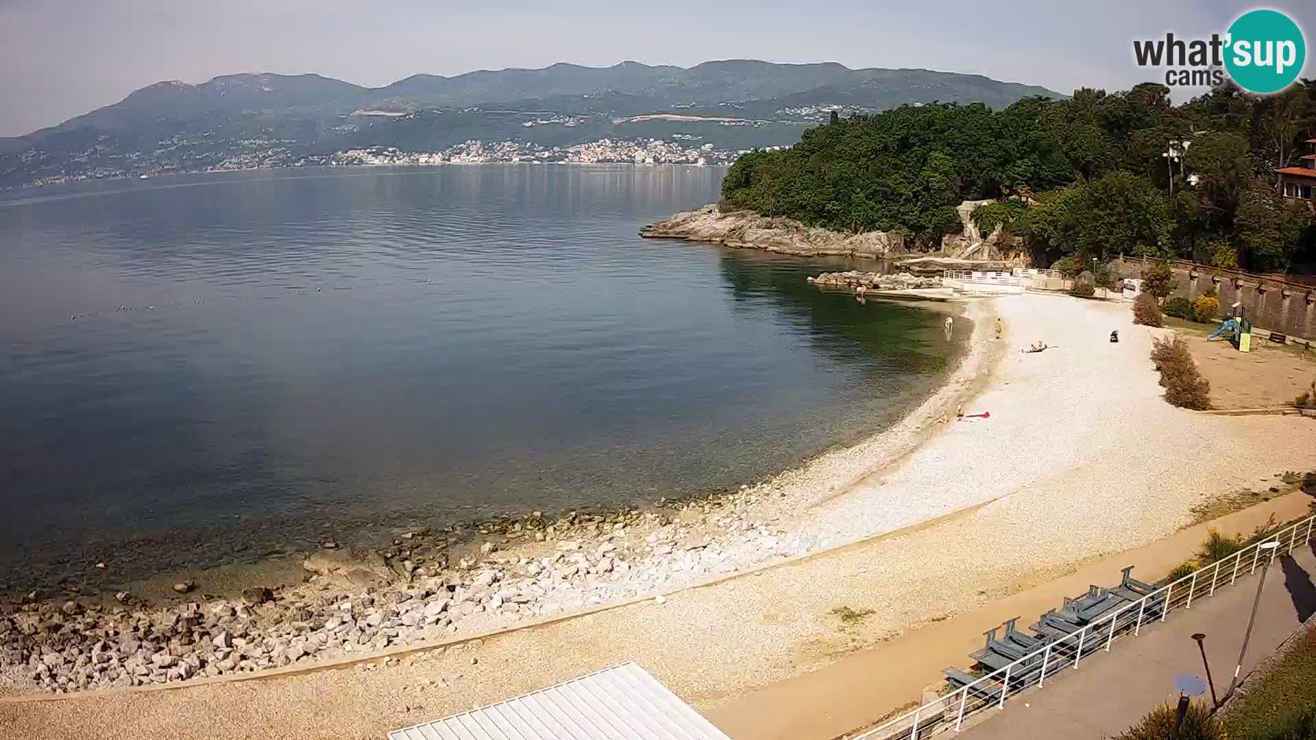 LIVE Webcam Rijeka beach Swimming pools Kantrida