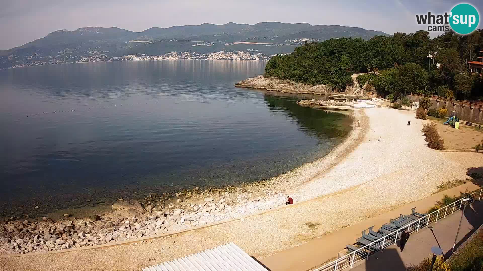 Reka Spletna kamera  plaža pri Bazenih Kantrida