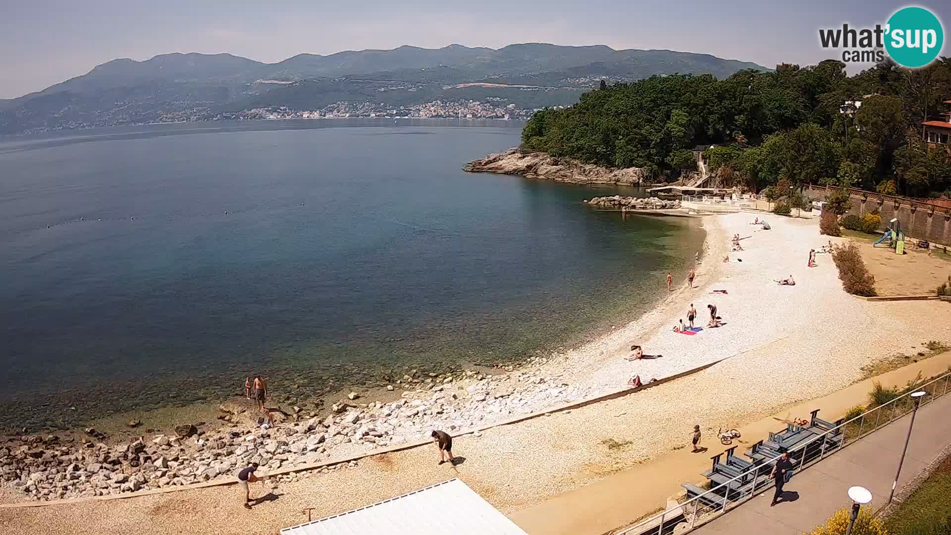 LIVE Webcam Fiume spiaggia piscine Kantrida
