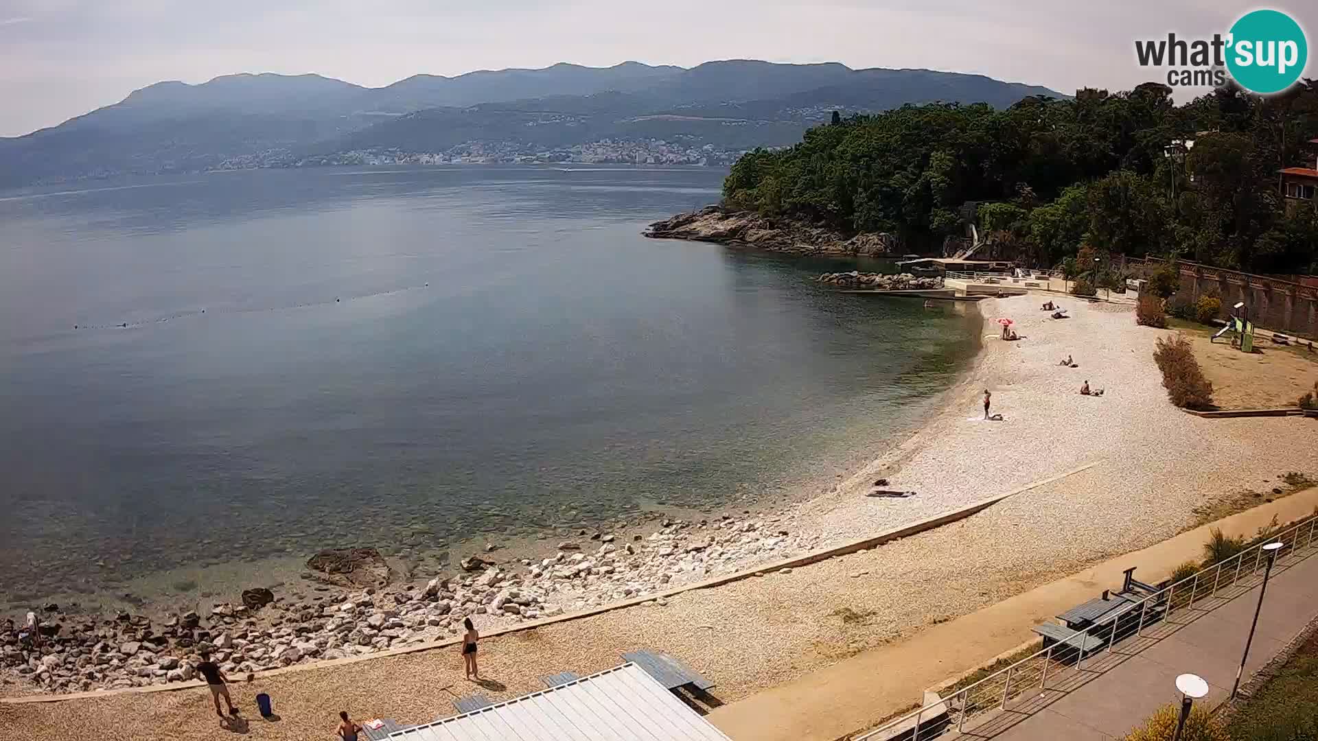 LIVE Webcam Fiume spiaggia piscine Kantrida