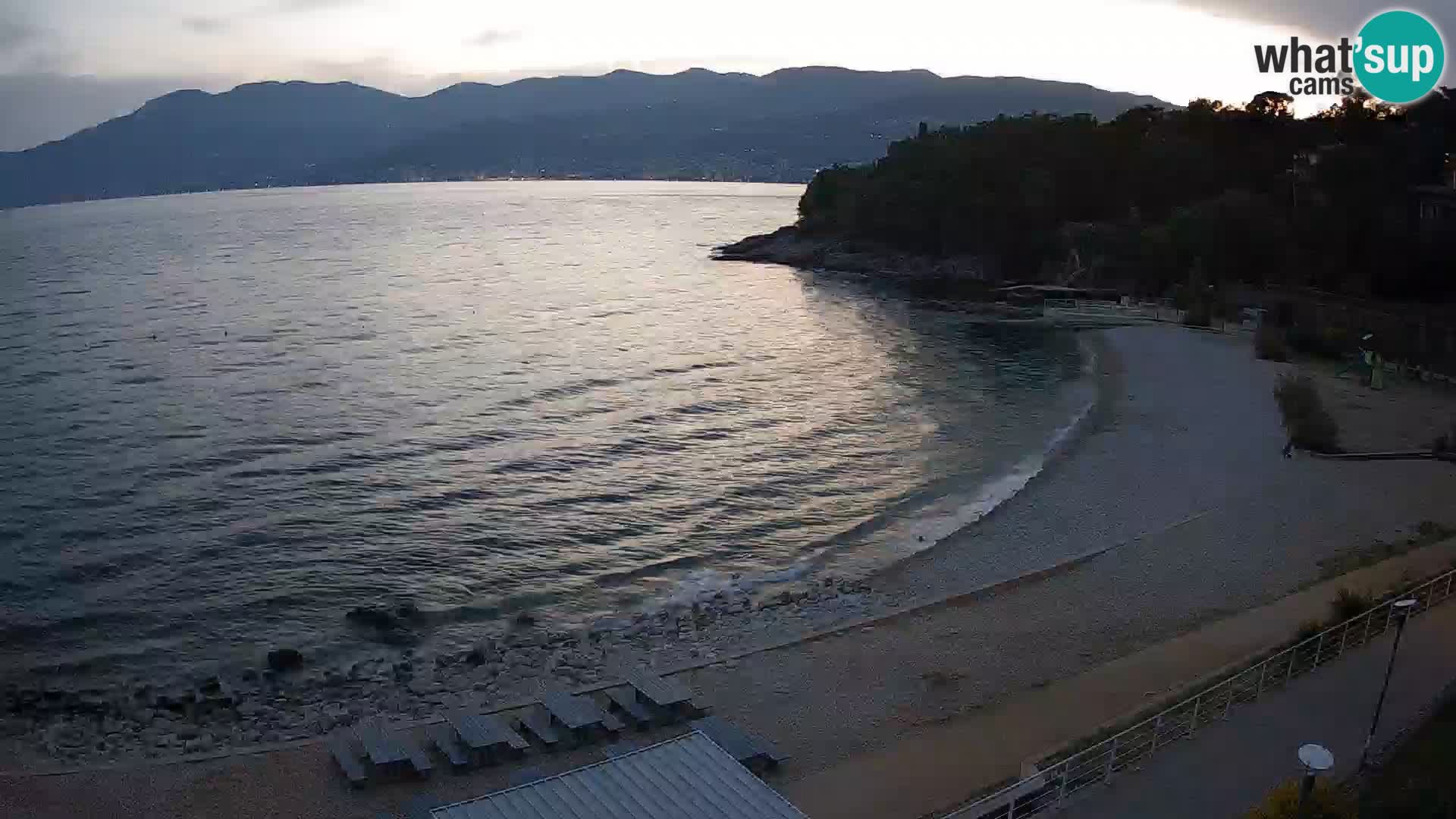 LIVE Webcam Rijeka beach Swimming pools Kantrida