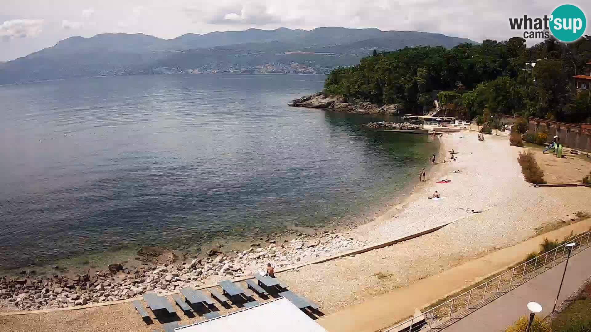 Rijeka web kamera plaža pri Bazenih Kantrida