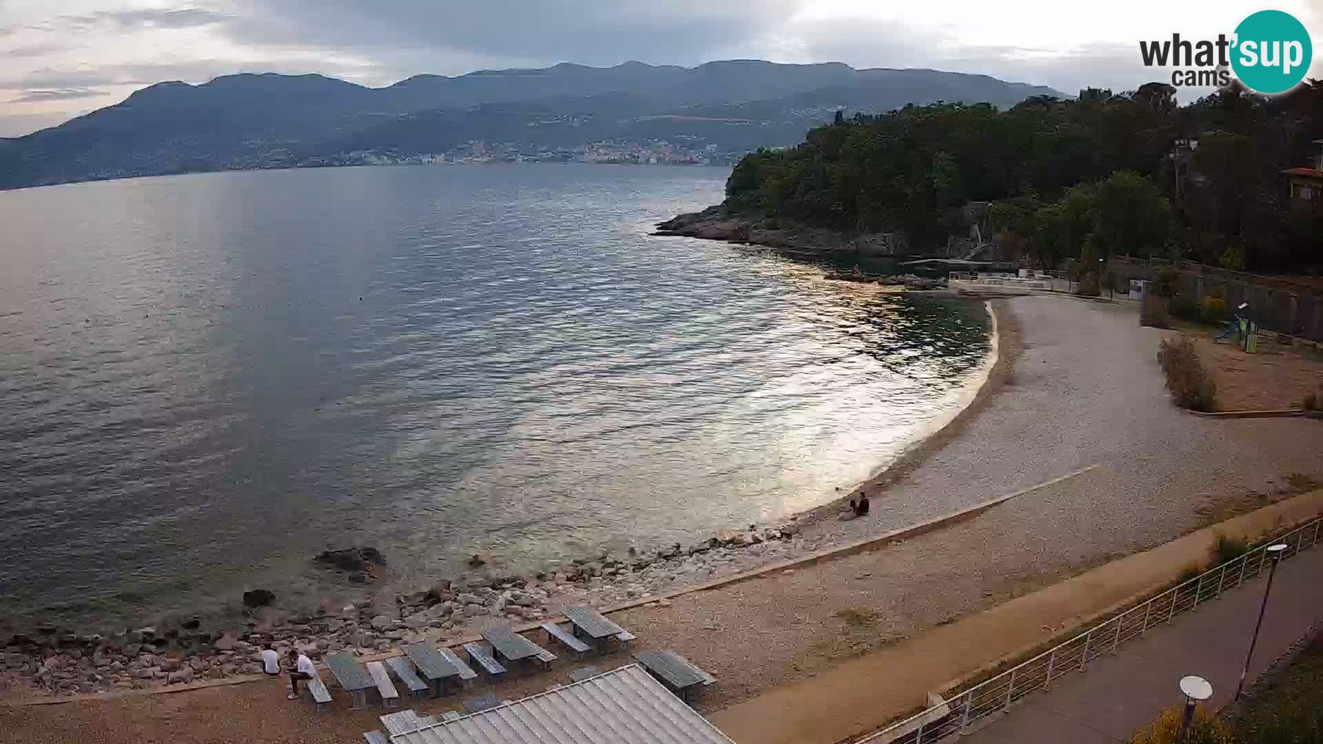 Rijeka web kamera plaža pri Bazenih Kantrida