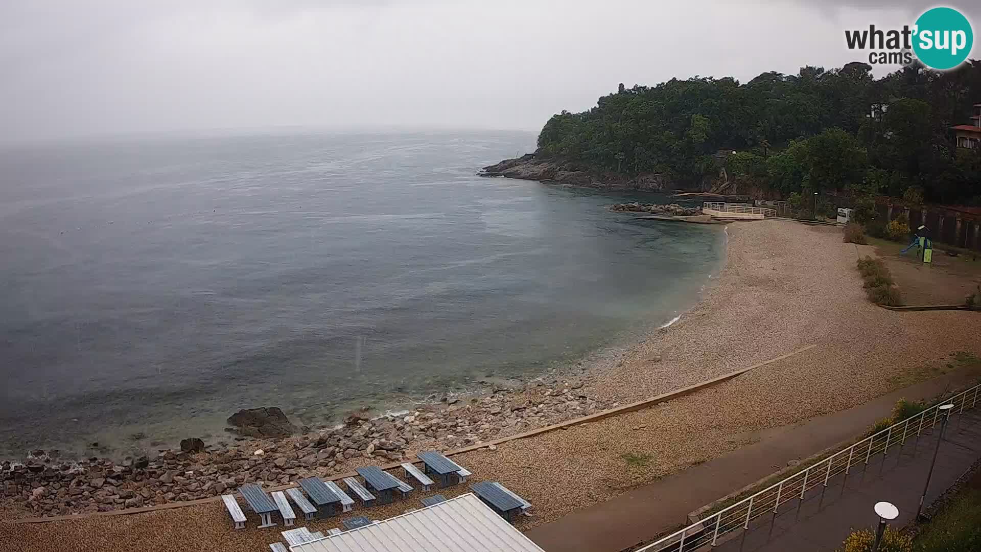 LIVE Webcam Fiume spiaggia piscine Kantrida