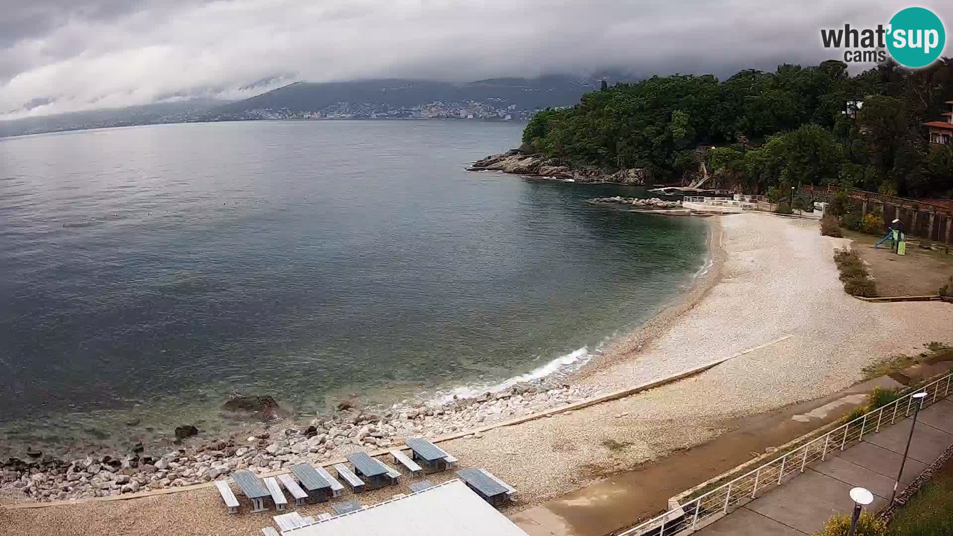 LIVE Webcam Rijeka beach Swimming pools Kantrida
