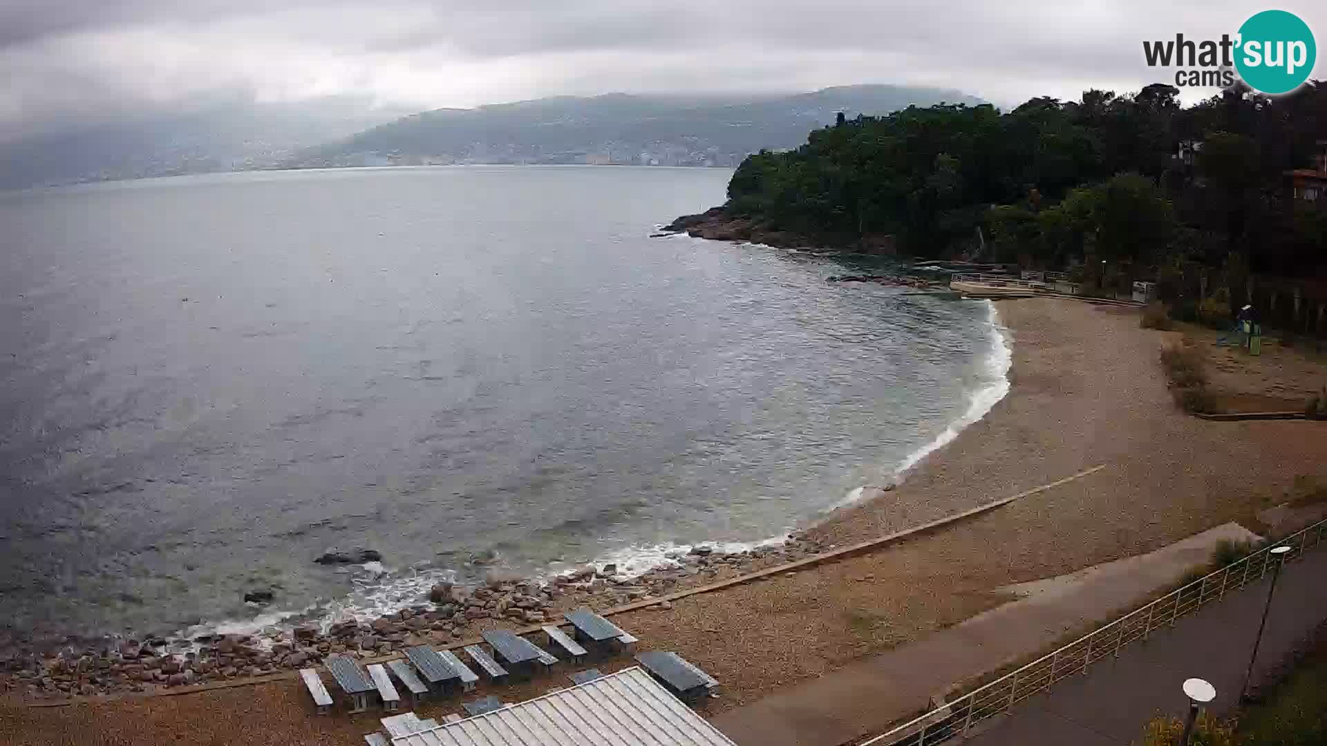 LIVE Webcam Rijeka beach Swimming pools Kantrida