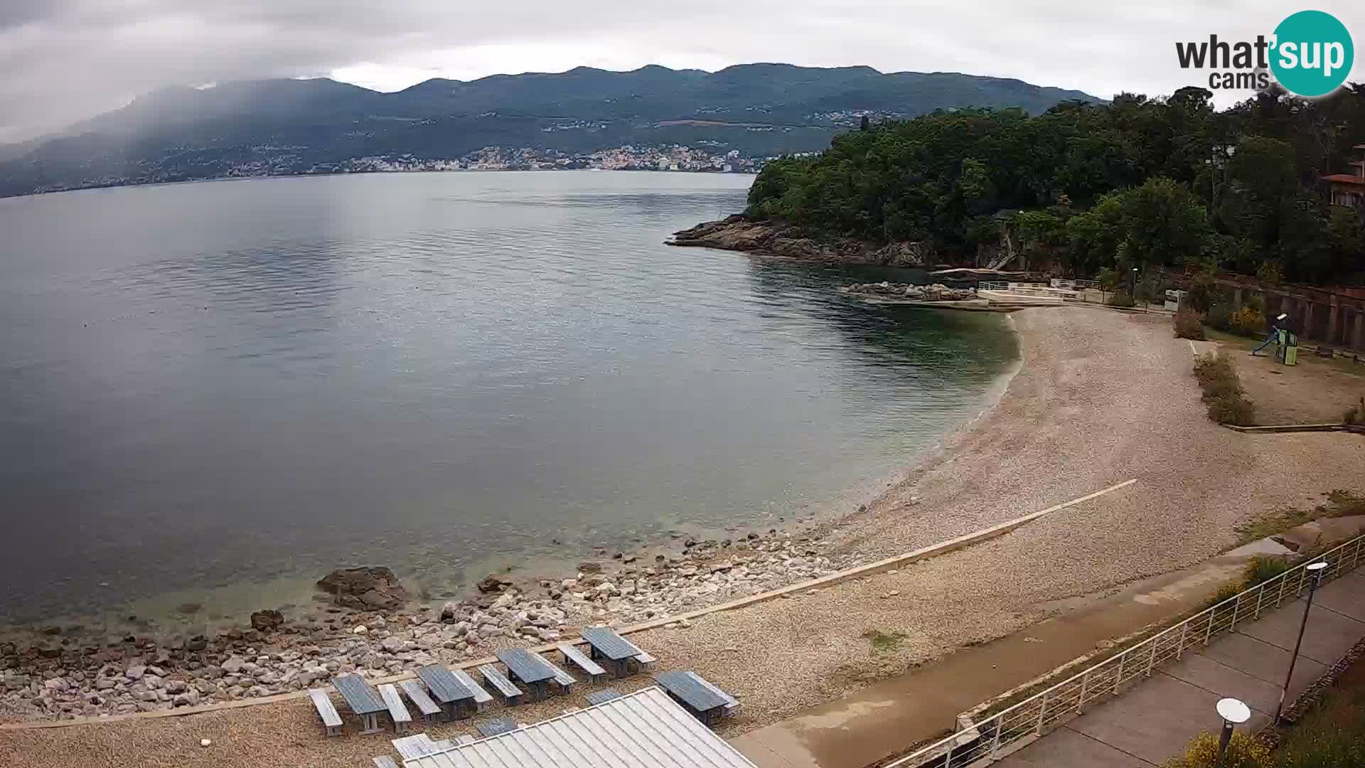 LIVE Webcam Rijeka beach Swimming pools Kantrida