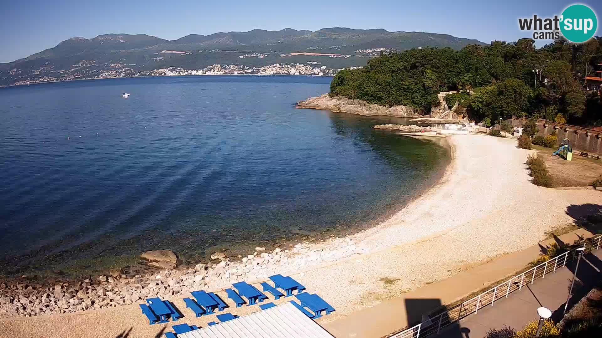 LIVE Webcam Rijeka beach Swimming pools Kantrida