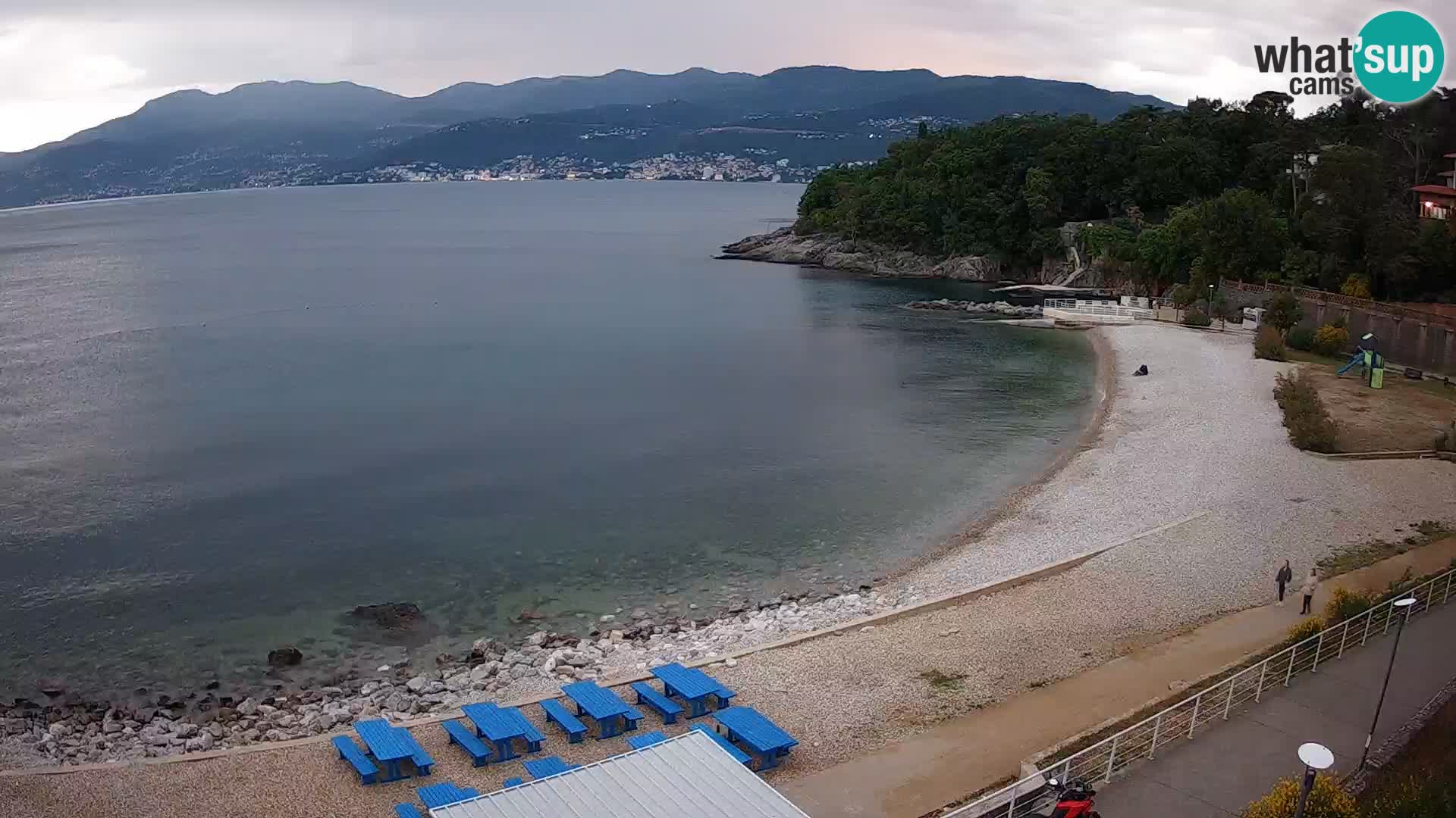 LIVE Webcam Rijeka beach Swimming pools Kantrida