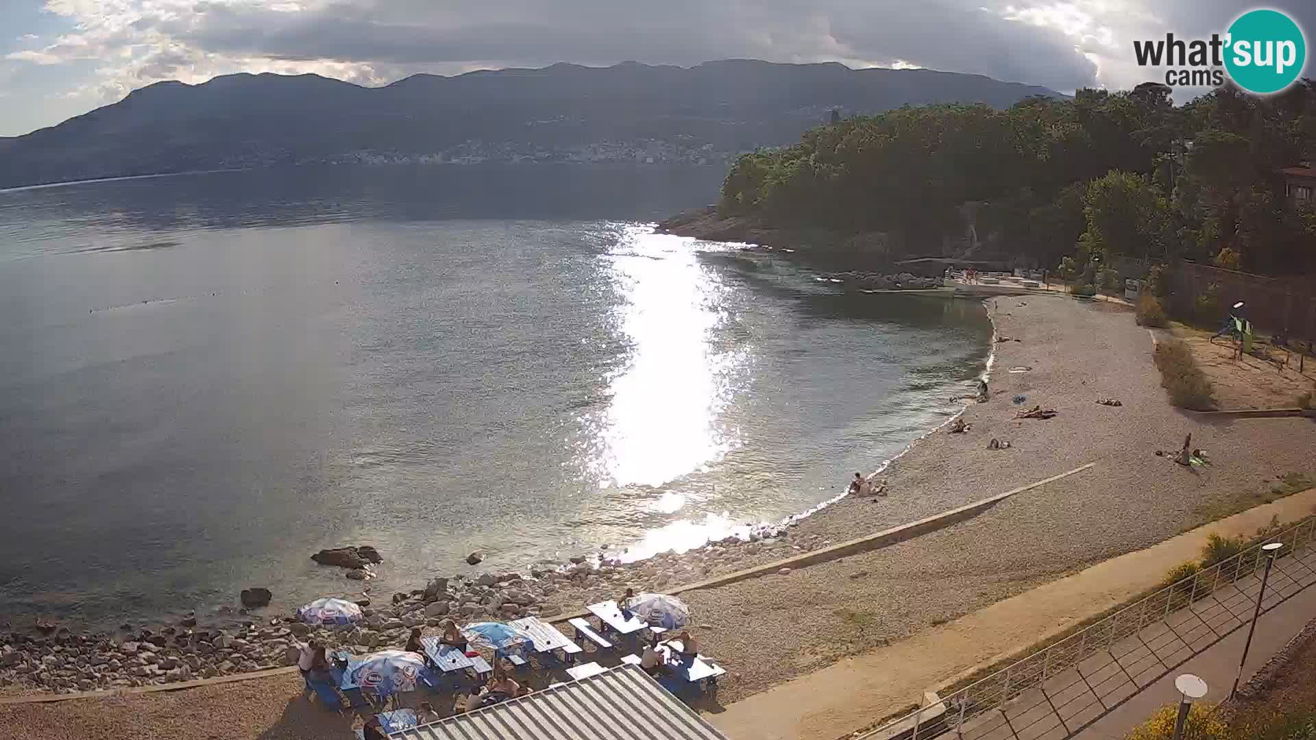 Rijeka web kamera plaža pri Bazenih Kantrida