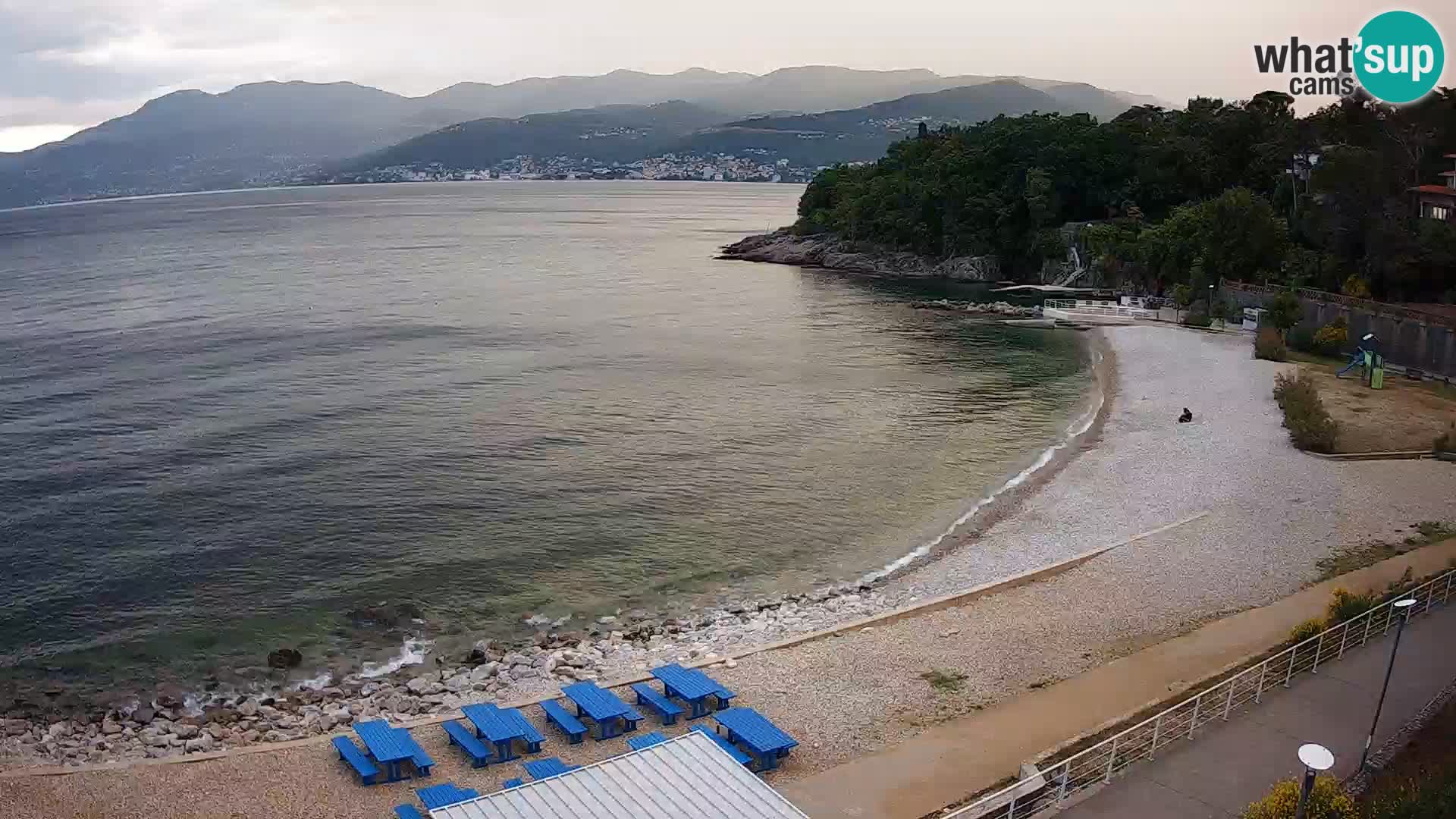 LIVE Webcam Rijeka beach Swimming pools Kantrida