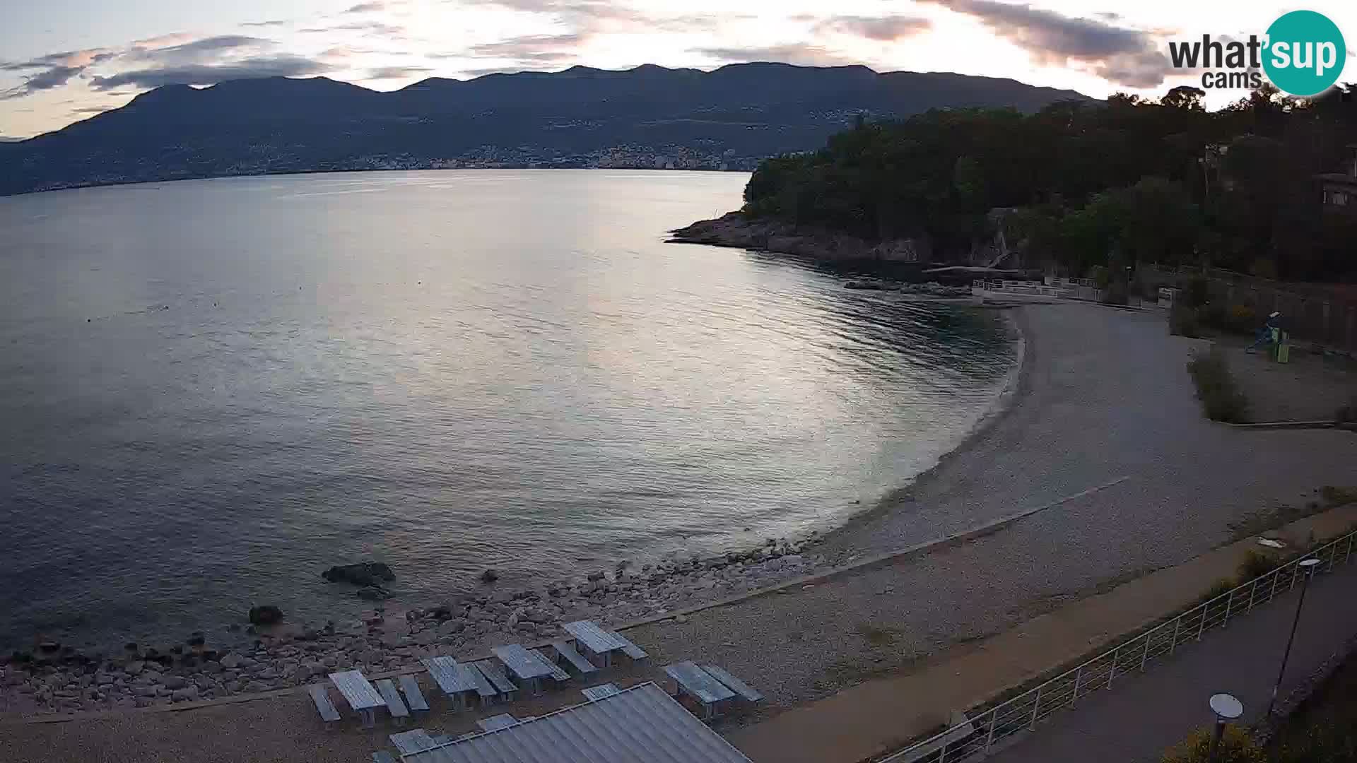 LIVE Webcam Rijeka beach Swimming pools Kantrida