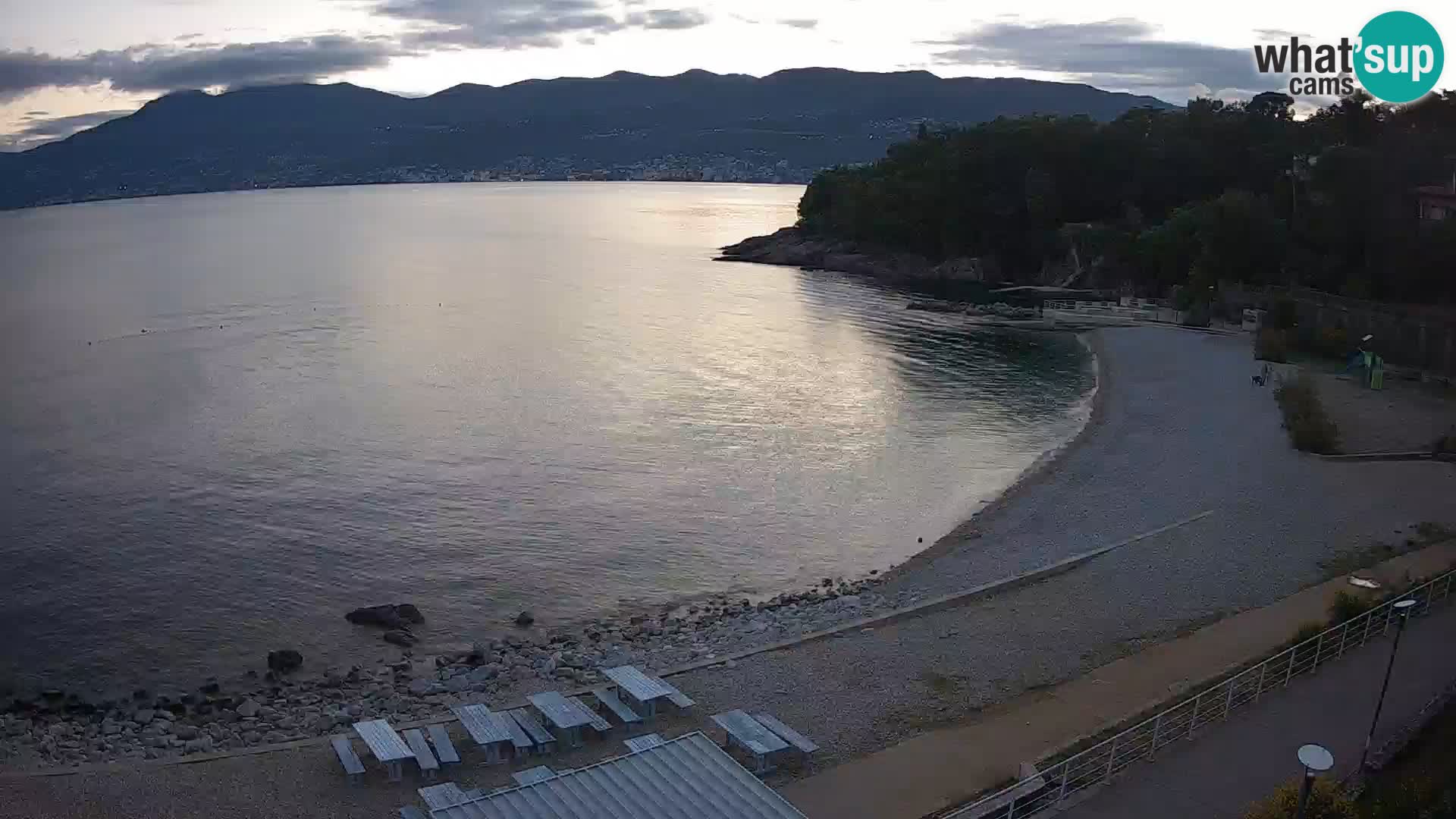 Reka Spletna kamera  plaža pri Bazenih Kantrida