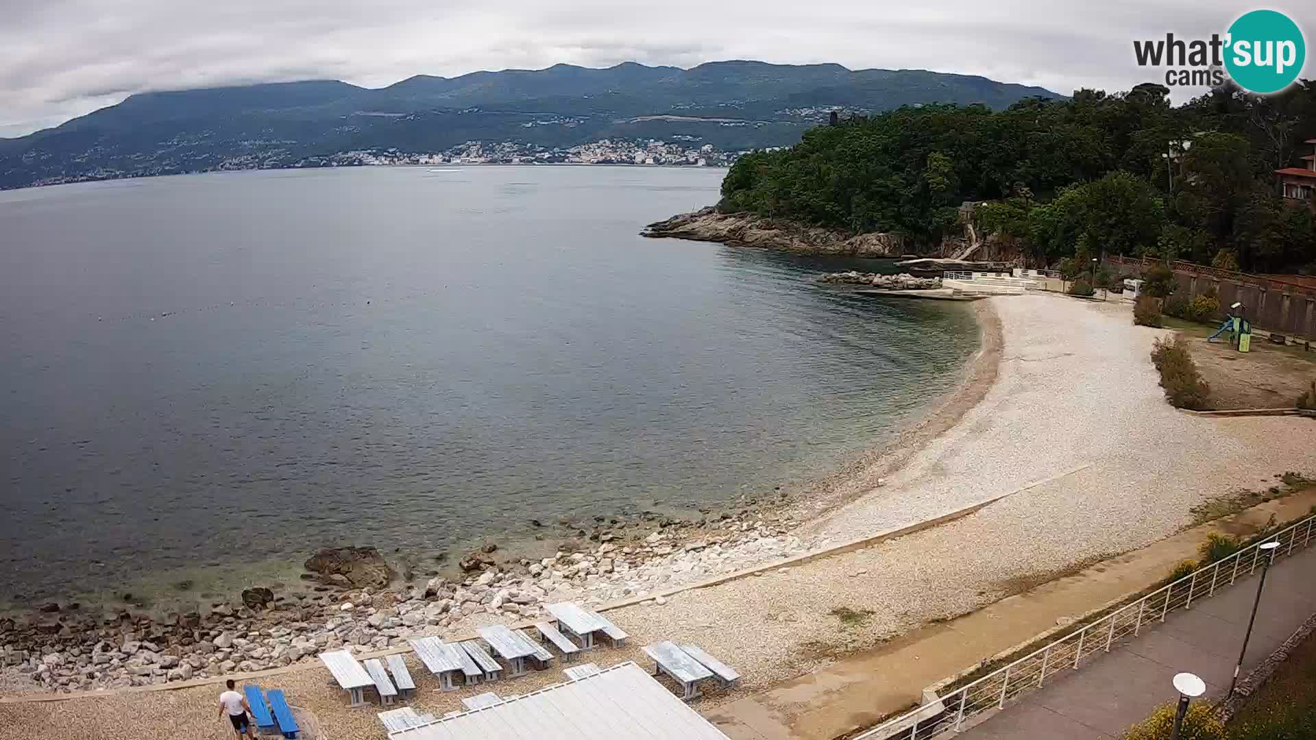 LIVE Webcam Rijeka beach Swimming pools Kantrida