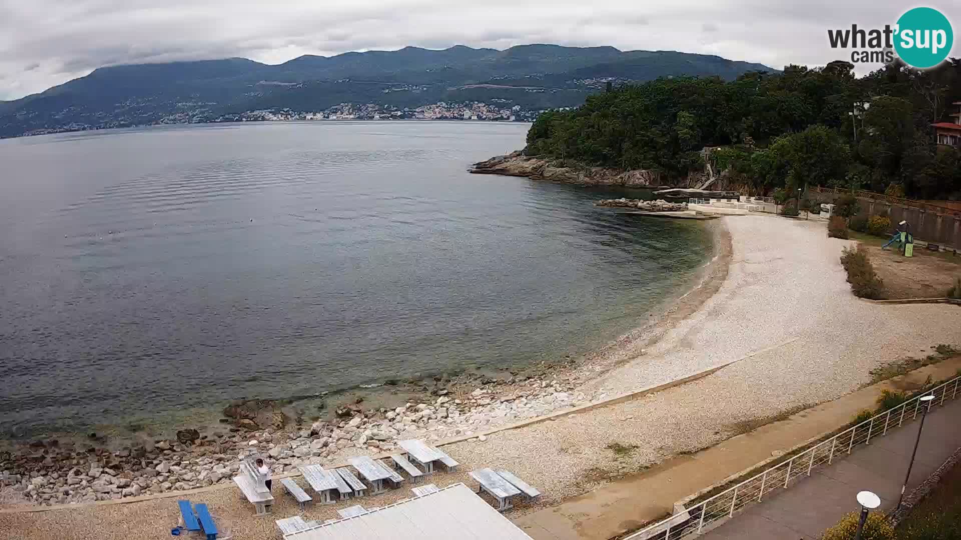LIVE Webcam Rijeka beach Swimming pools Kantrida