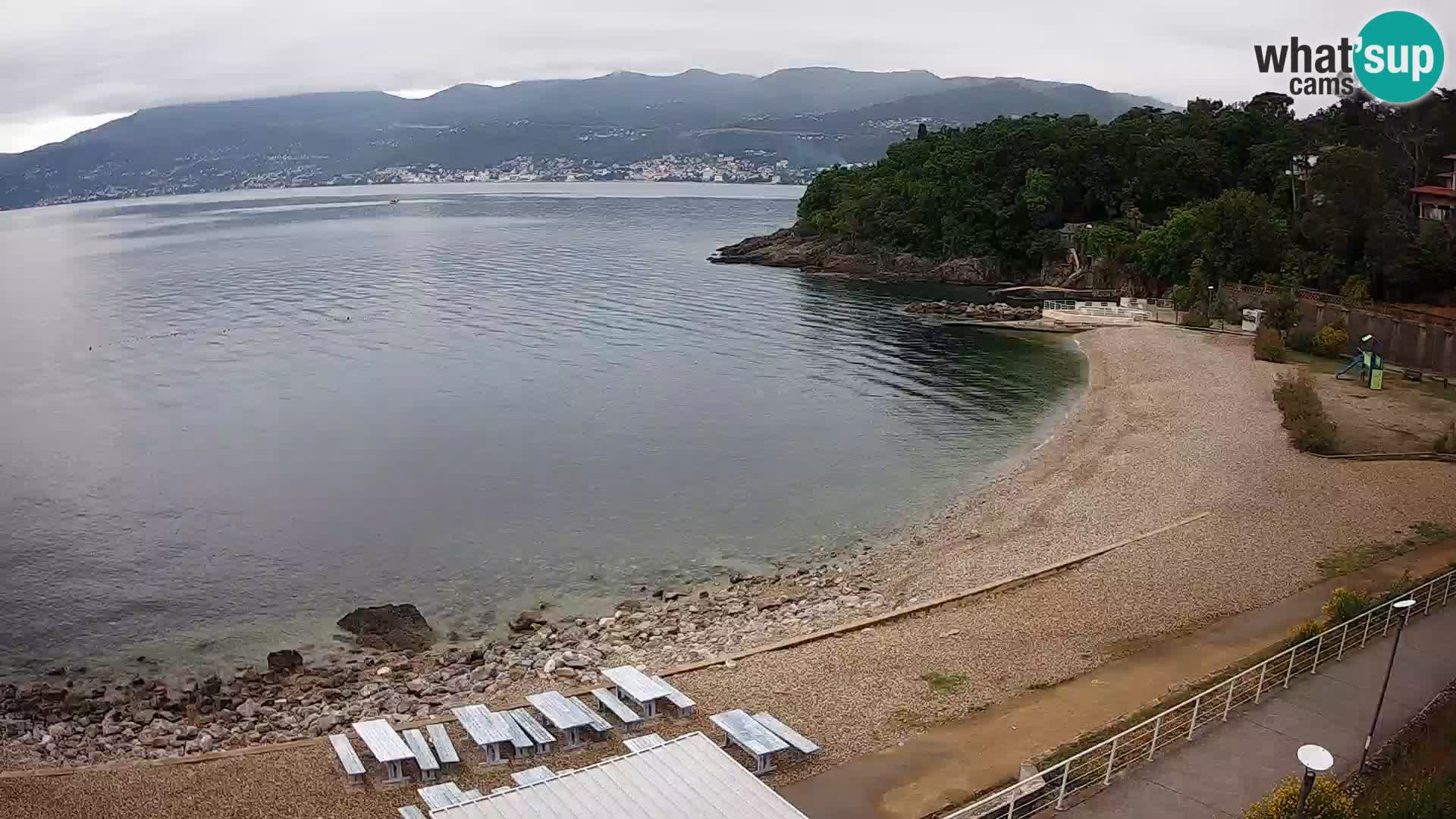 LIVE Webcam Rijeka beach Swimming pools Kantrida
