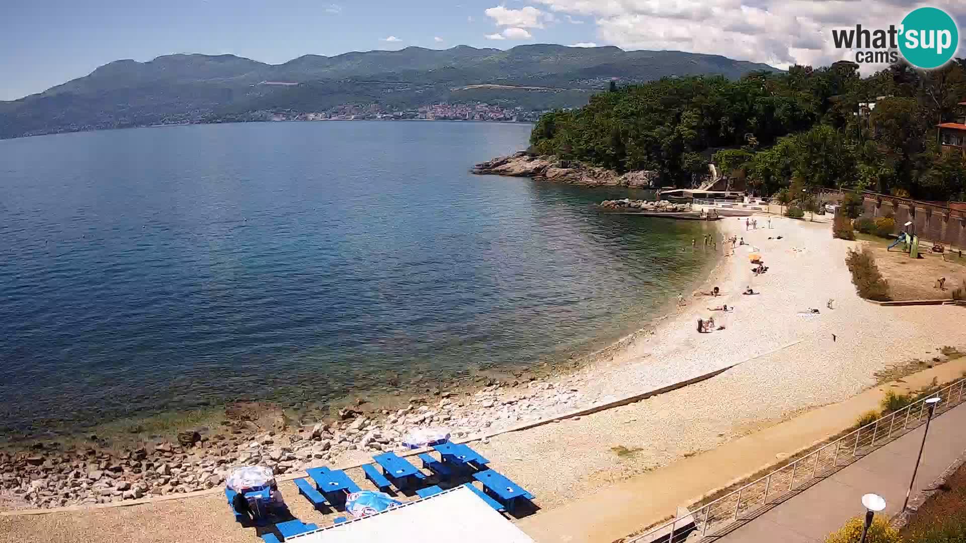 LIVE Webcam Rijeka beach Swimming pools Kantrida