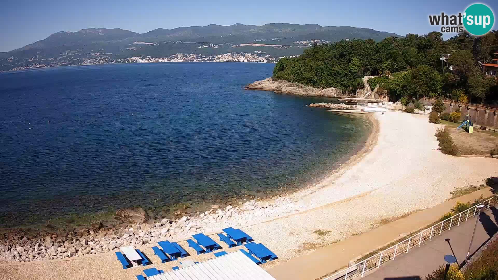 LIVE Webcam Rijeka beach Swimming pools Kantrida