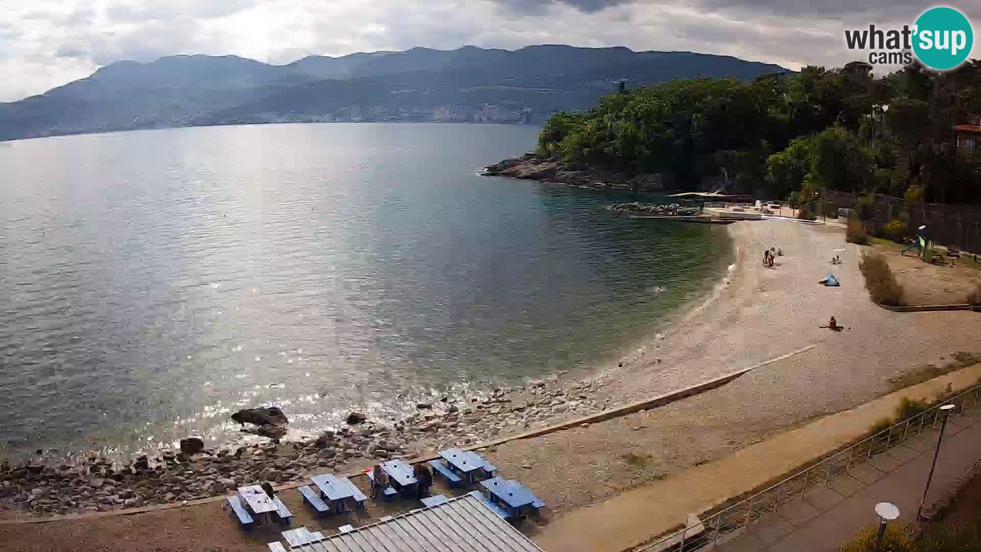 Rijeka web kamera plaža pri Bazenih Kantrida