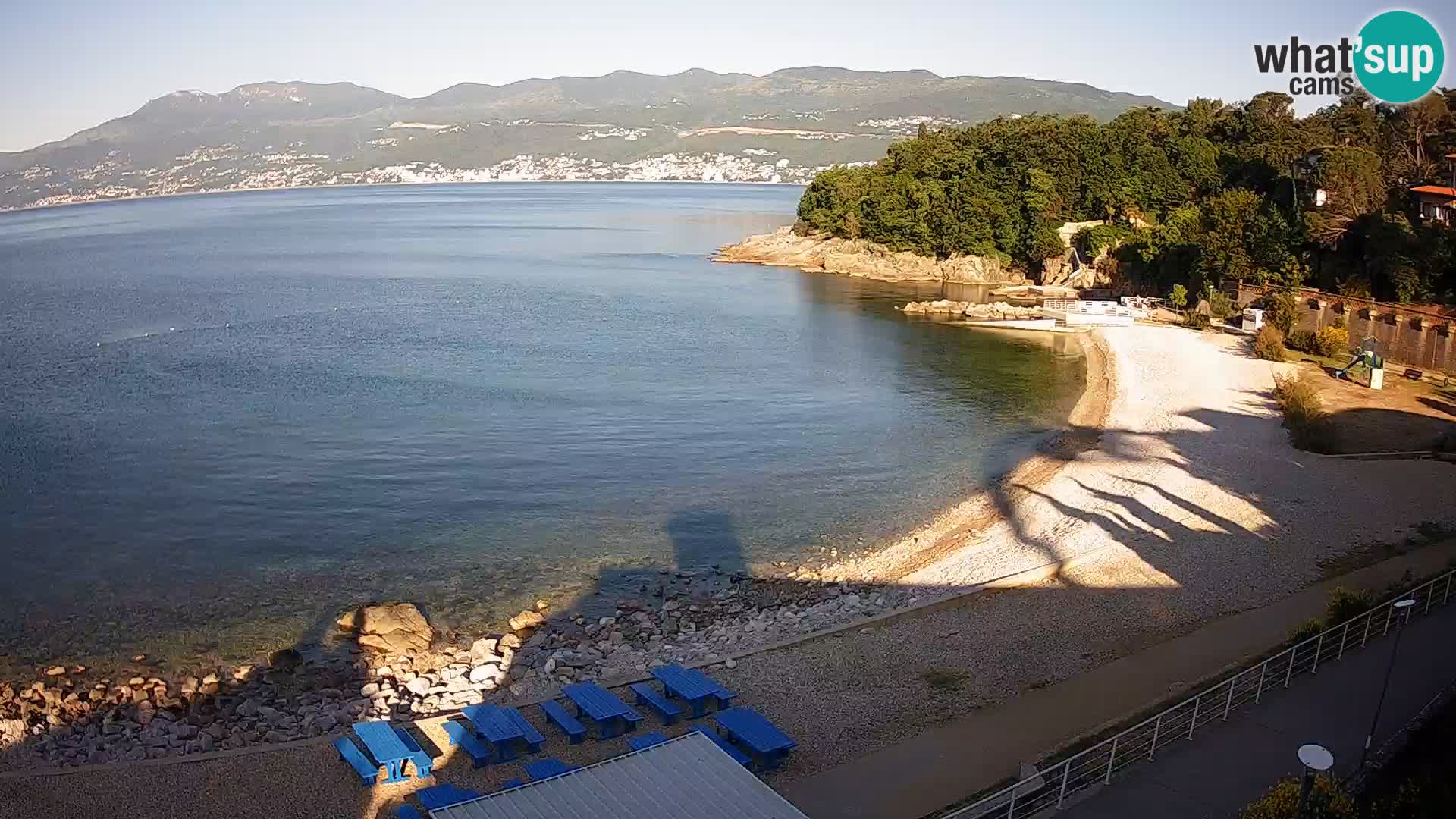 LIVE Webcam Rijeka beach Swimming pools Kantrida