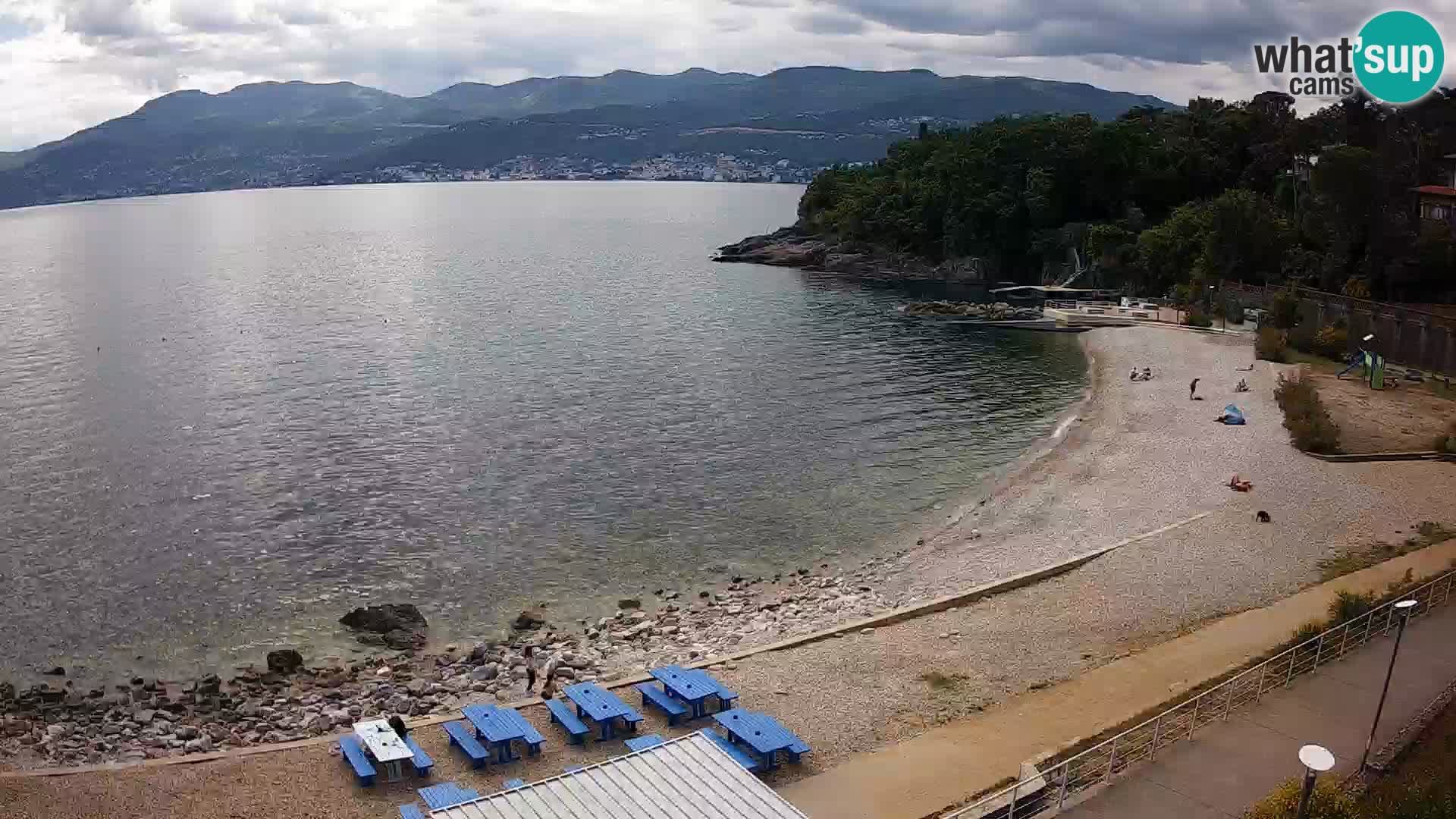 LIVE Webcam Rijeka beach Swimming pools Kantrida