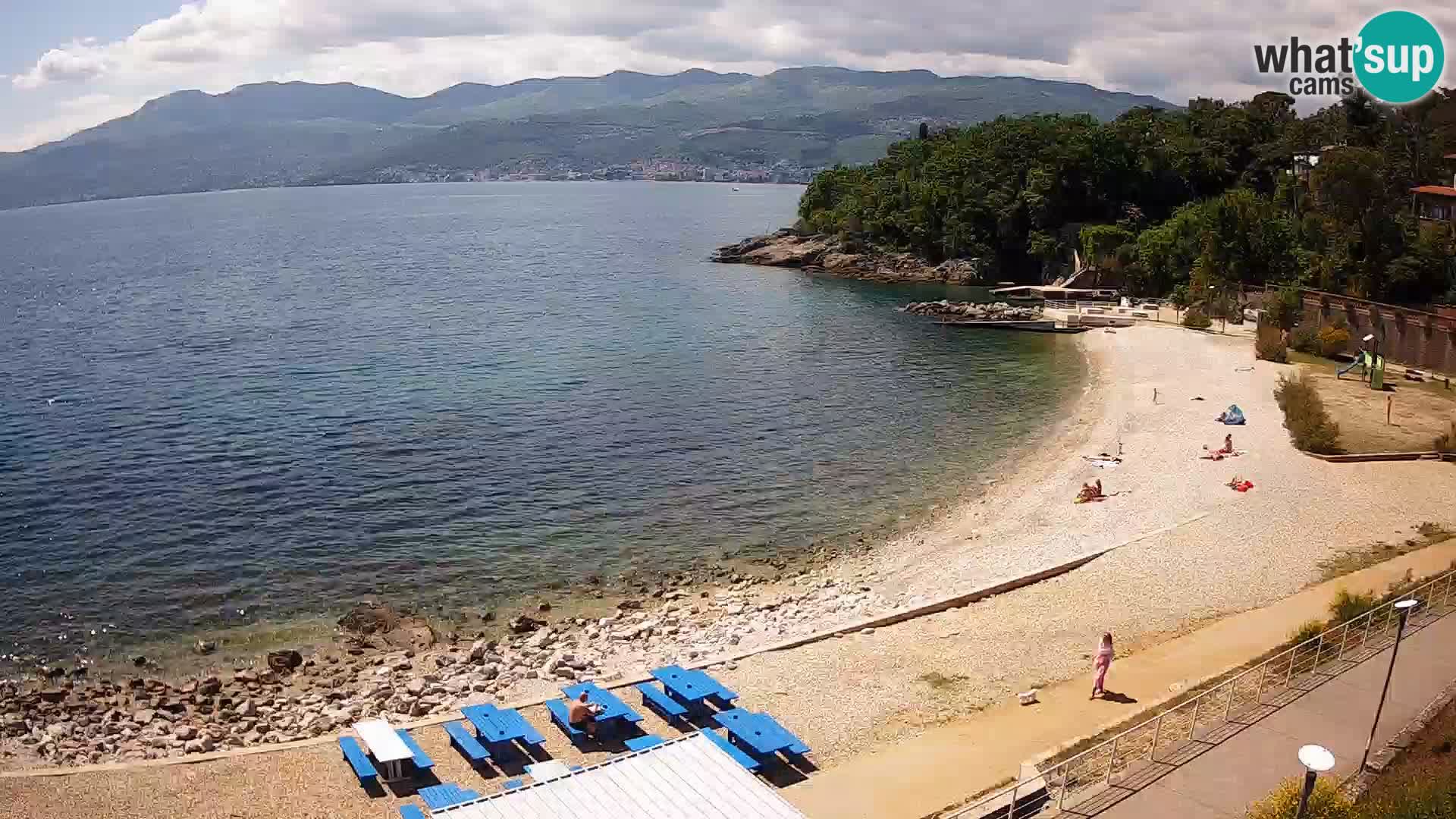 LIVE Webcam Rijeka beach Swimming pools Kantrida
