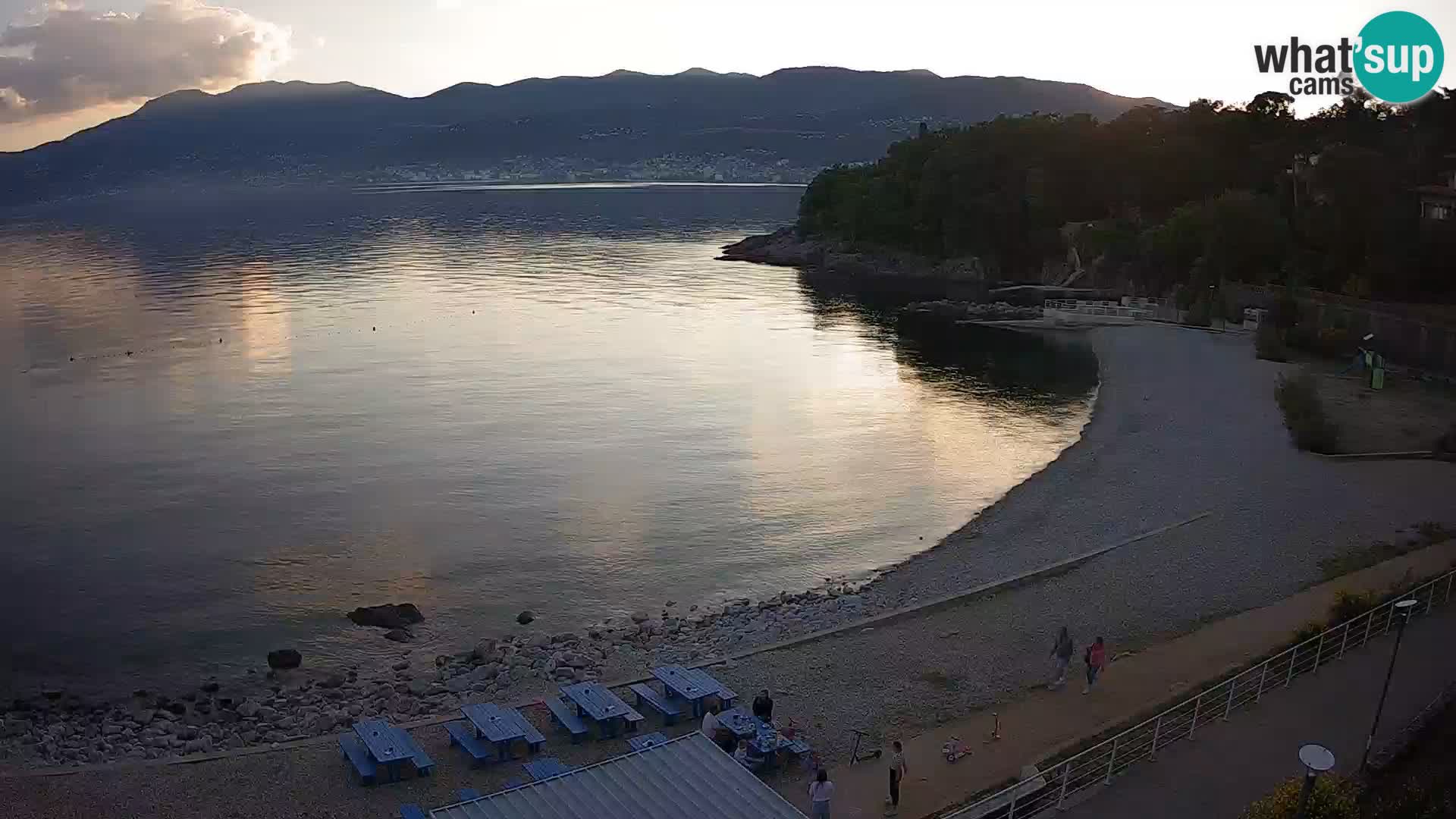 LIVE Webcam Rijeka beach Swimming pools Kantrida