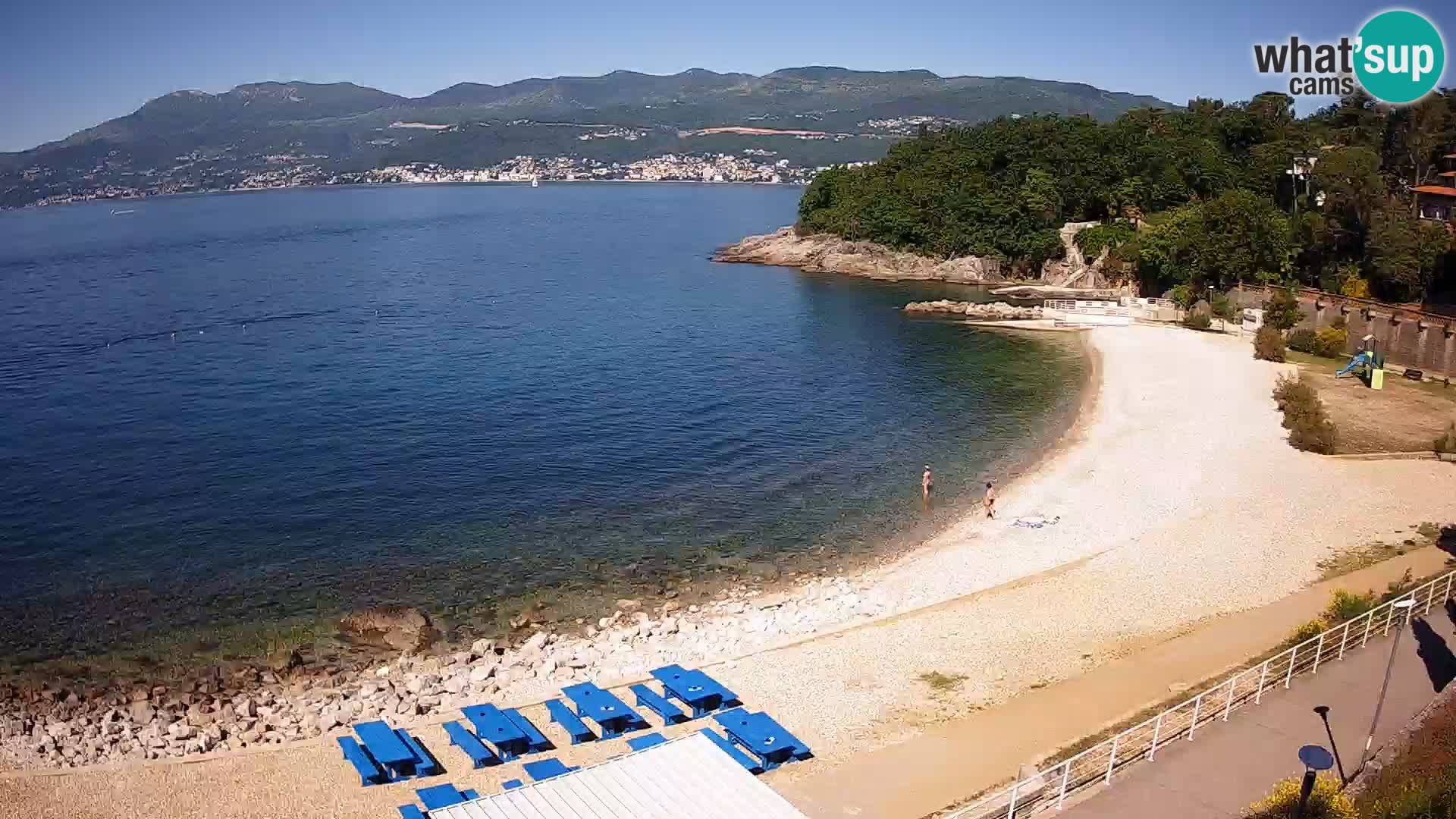 LIVE Webcam Rijeka beach Swimming pools Kantrida