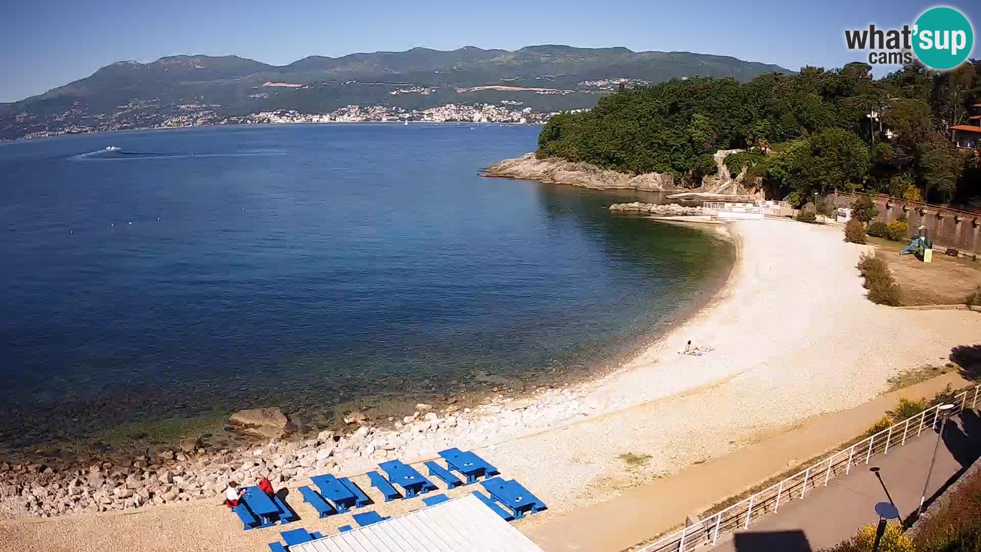 LIVE Webcam Rijeka beach Swimming pools Kantrida