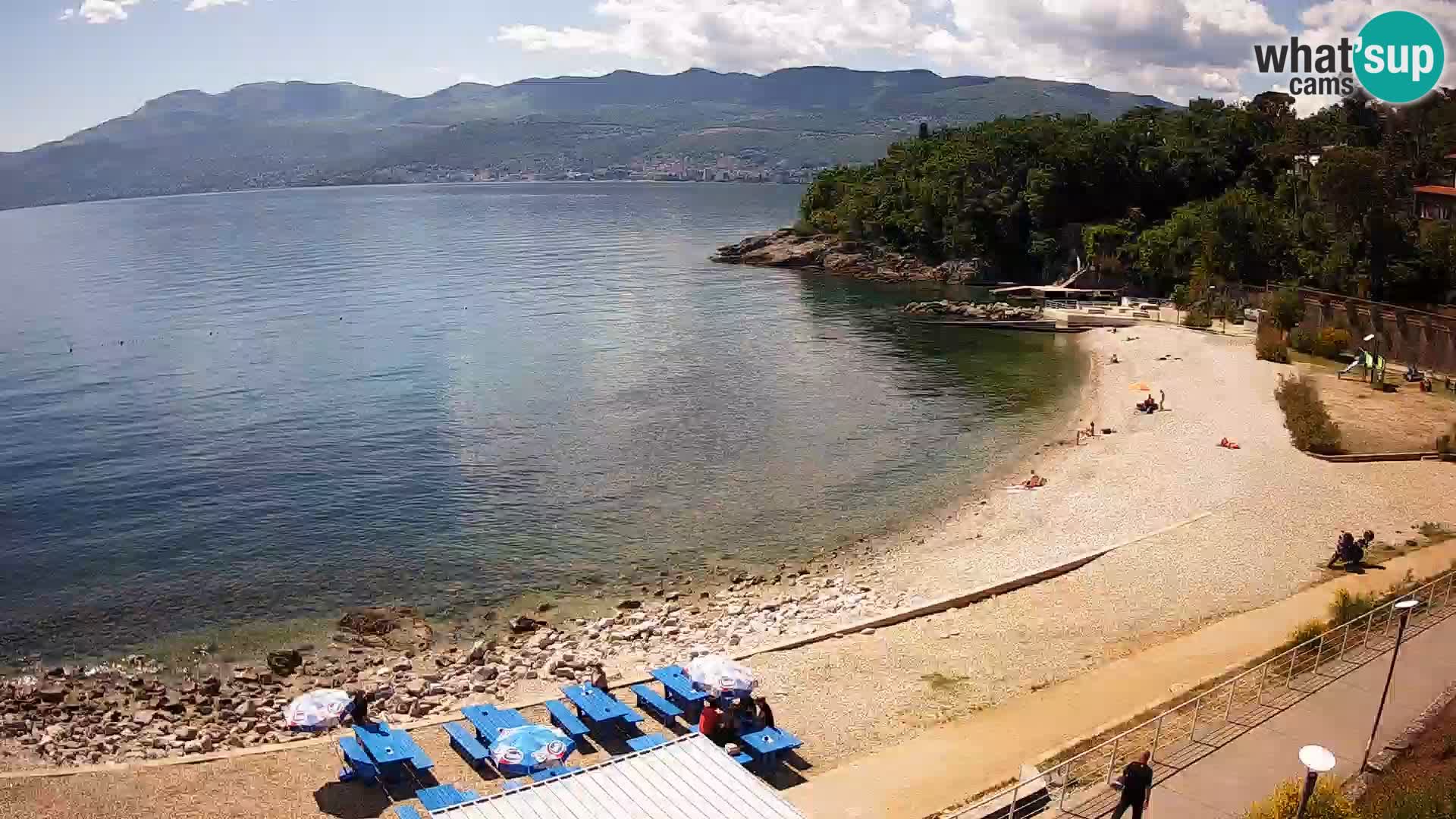 LIVE Webcam Rijeka beach Swimming pools Kantrida