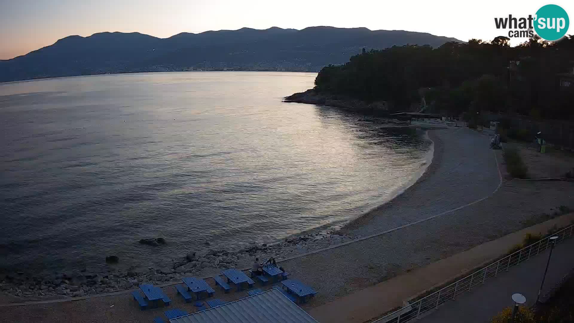 LIVE Webcam Rijeka beach Swimming pools Kantrida