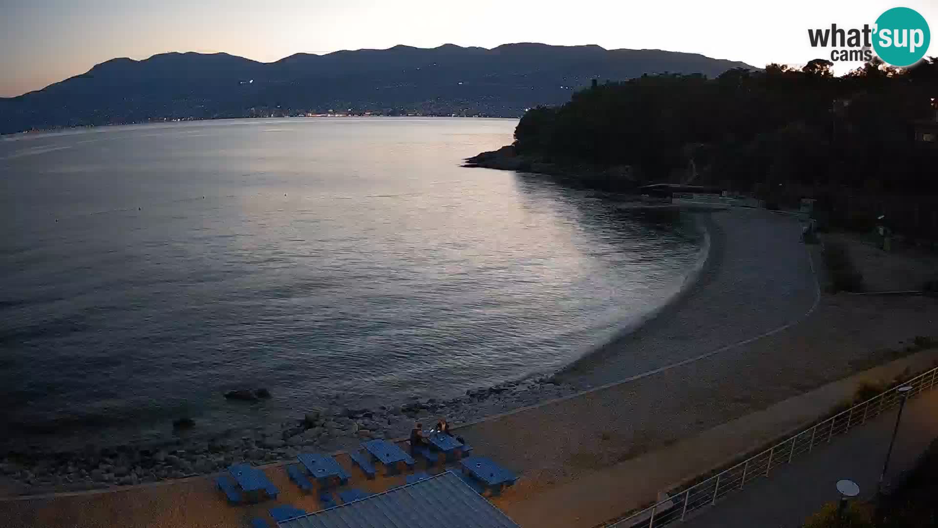 LIVE Webcam Rijeka beach Swimming pools Kantrida