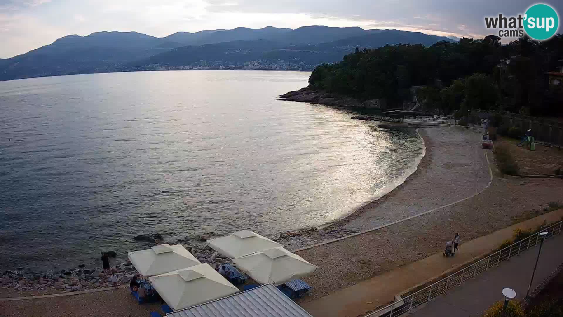 Reka Spletna kamera  plaža pri Bazenih Kantrida