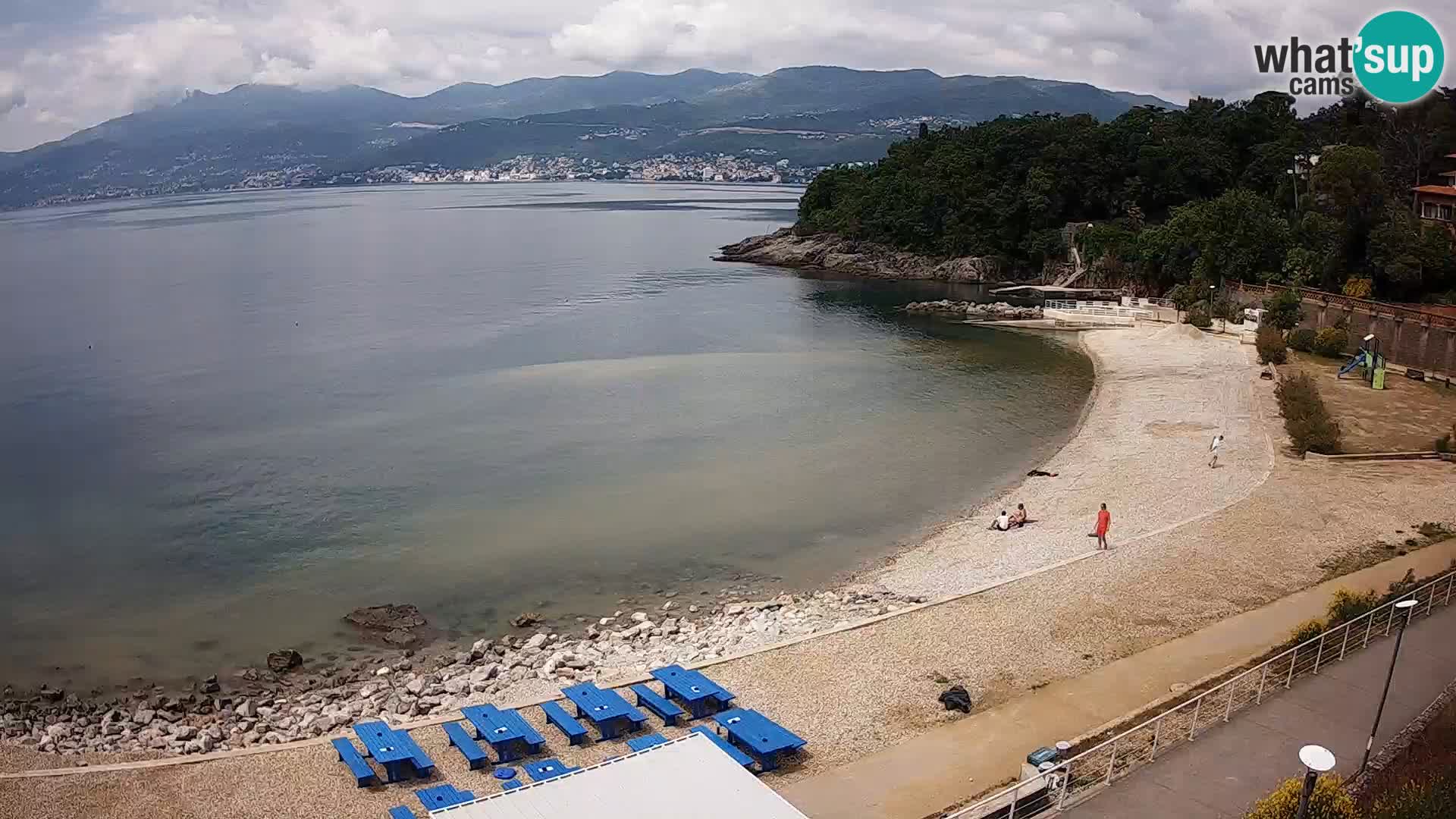 LIVE Webcam Rijeka beach Swimming pools Kantrida