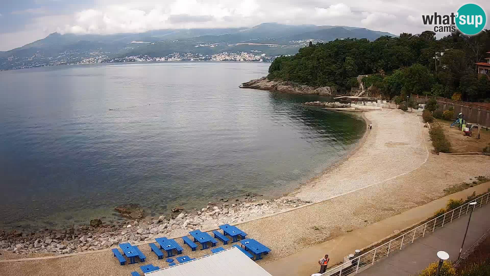 LIVE Webcam Rijeka beach Swimming pools Kantrida
